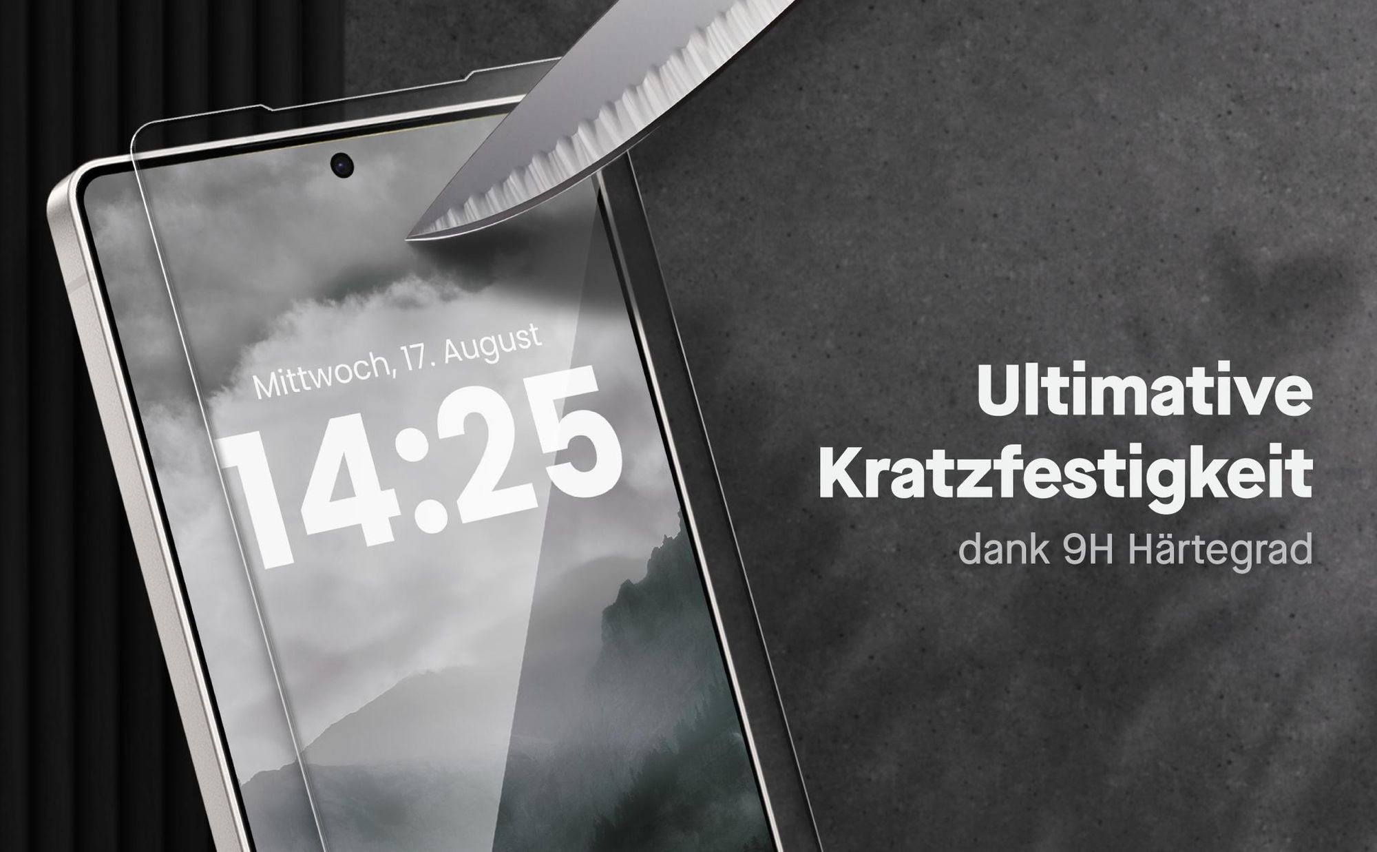 Display Schutzglas Set für Samsung Galaxy S25 Ultra kompatibel mit allen gängigen Hüllen