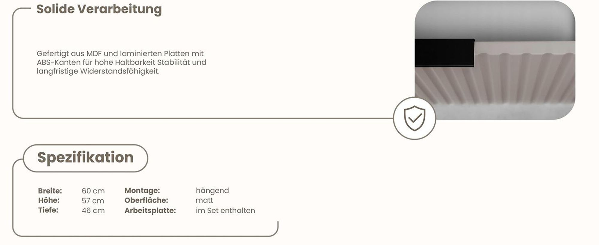 RODAN, Badmöbel, Badschrank, Badezimmermöbel, Badezimmer, MODERN, Waschbeckenunterschrank