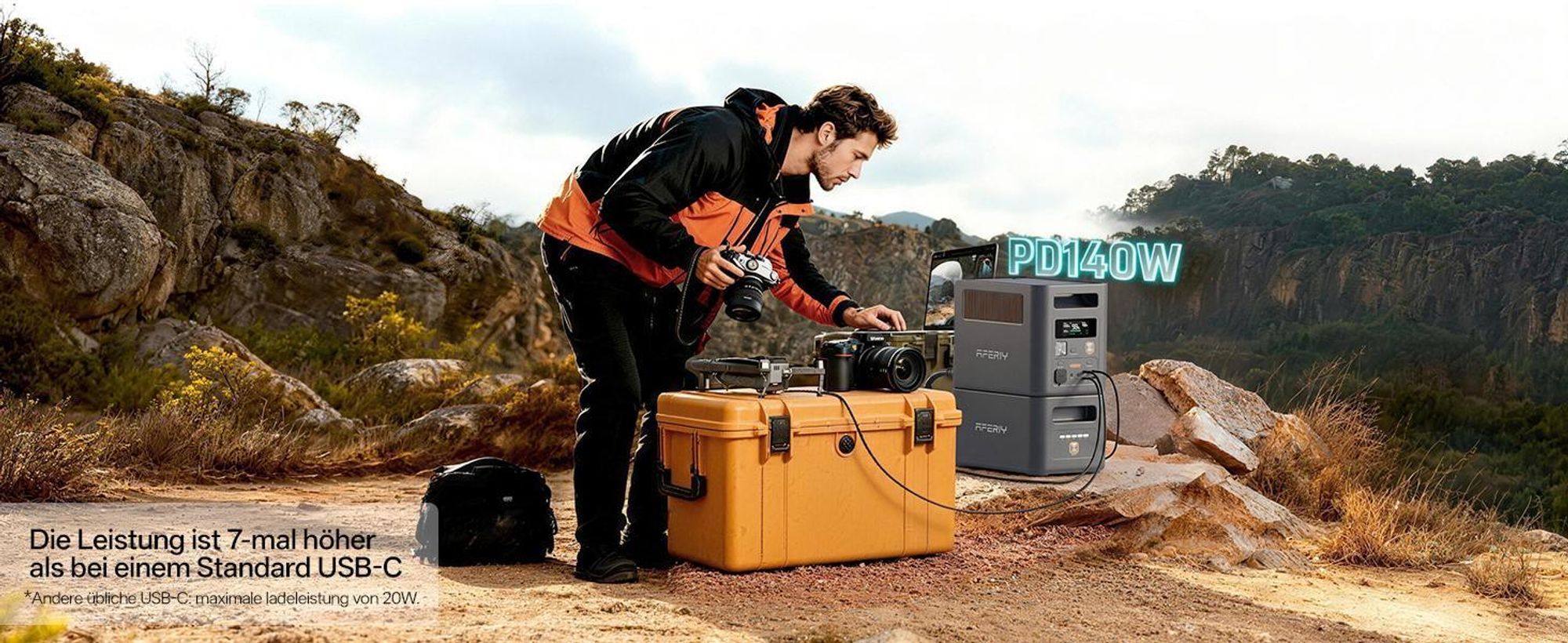 AFERIY Nomad1800 Pro Kit Solare 1024Wh Espandibile Pannello 400W