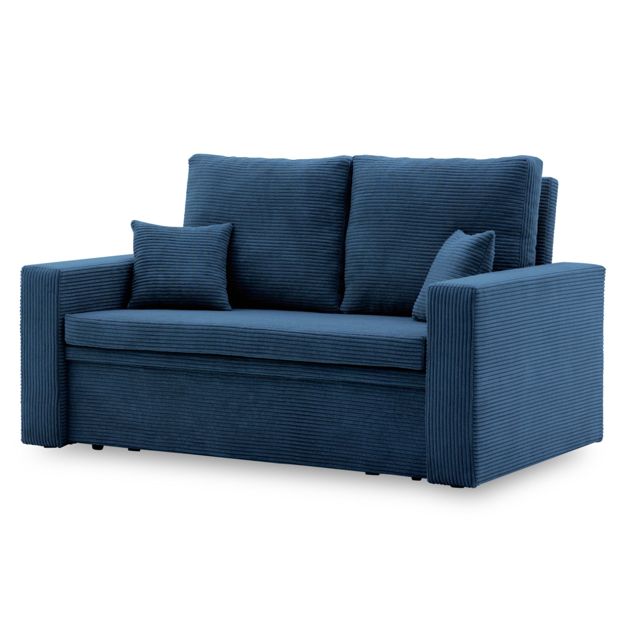 Schlafsofa AIKIDO 150x85 cm in POSO 005 Dunkelblau