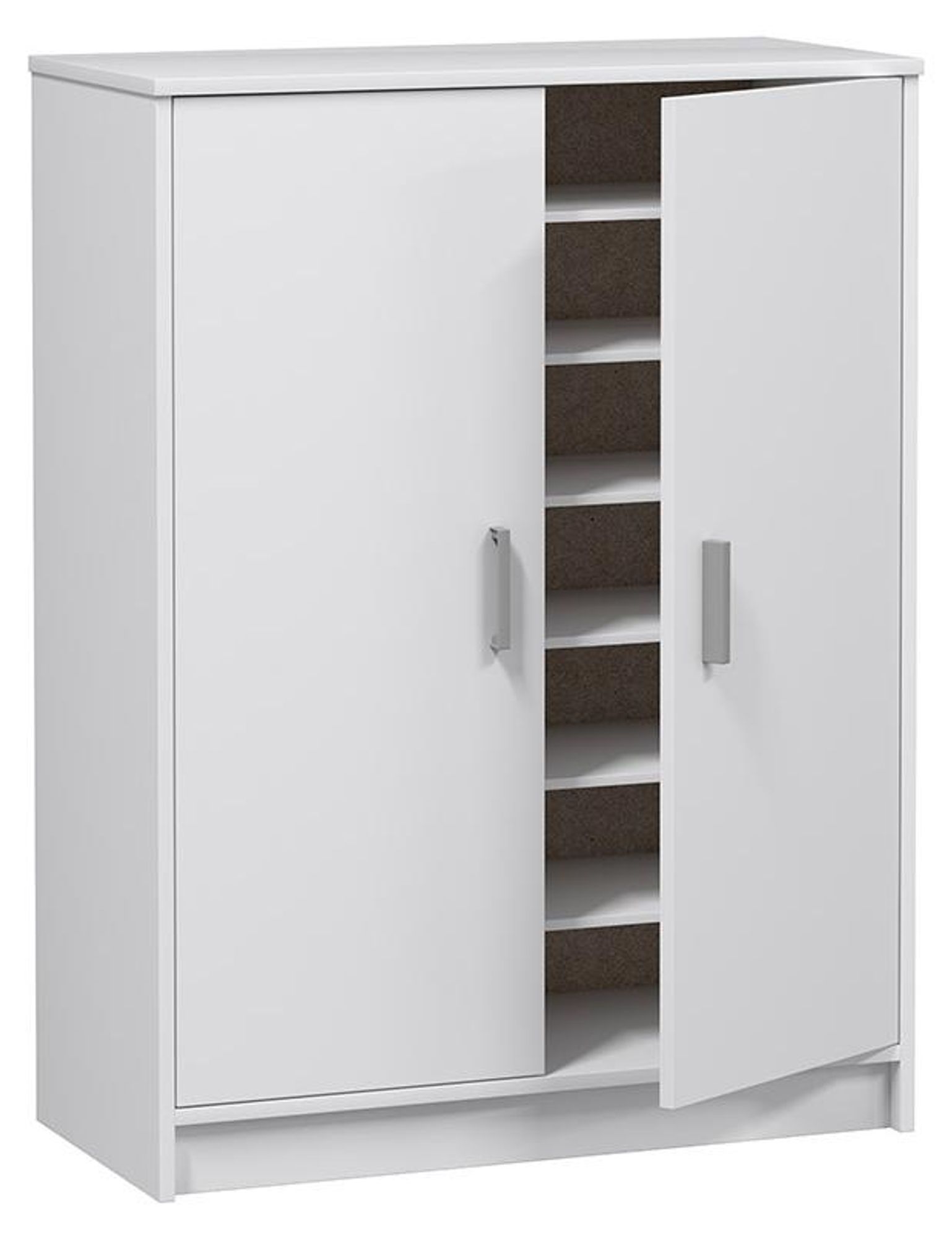 Schuhschrank Basic – Schuhschrank mit 6 höhenverstellbaren Regalen und pflegeleichter Oberfläche