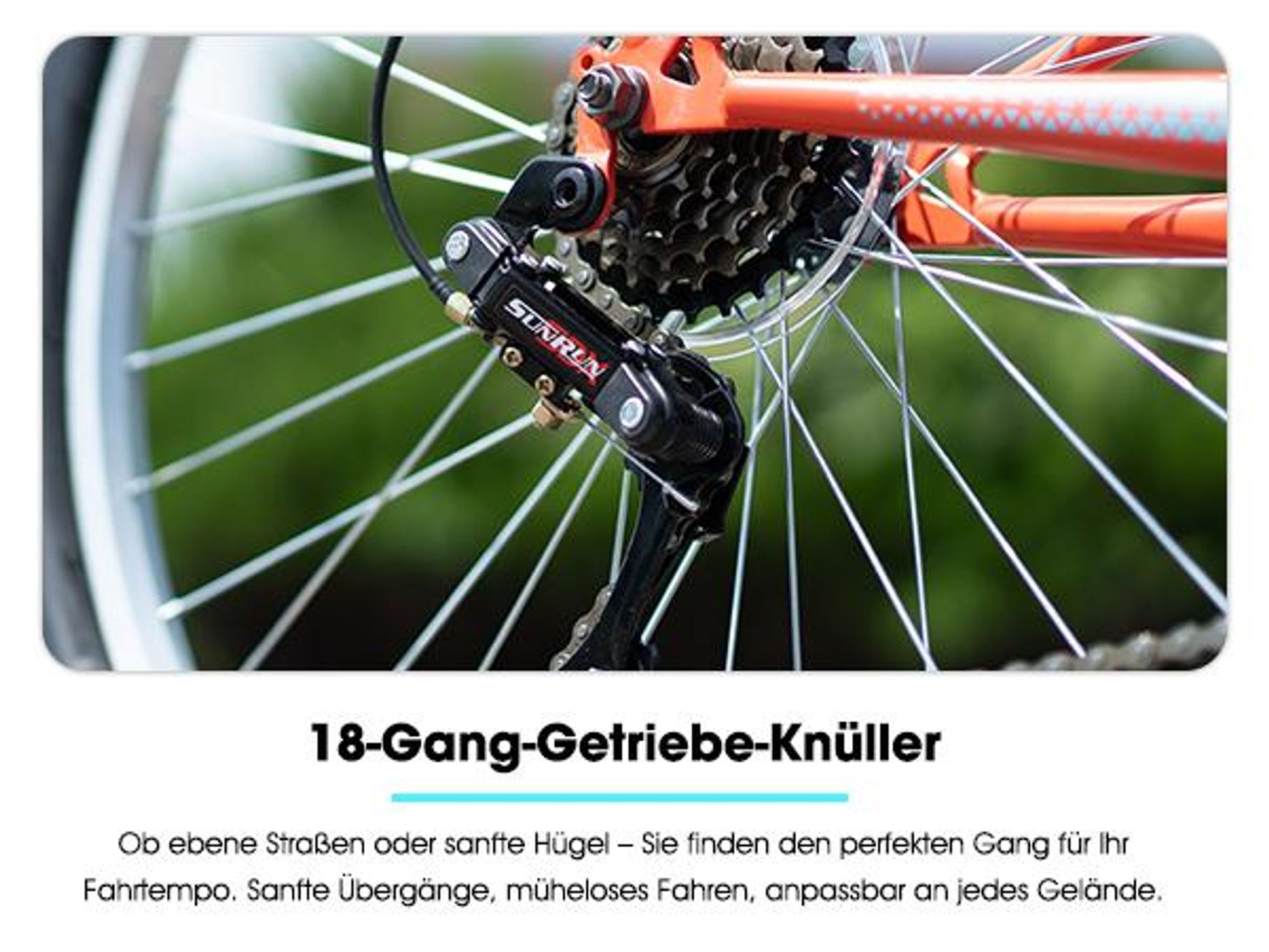 Hiland 26 Zoll Vollfederung Herren Damen Mountainbike, 18 Speed MTB Fahrrad, Mountainbike für Männer Frauen Jugendliche, Schwarz