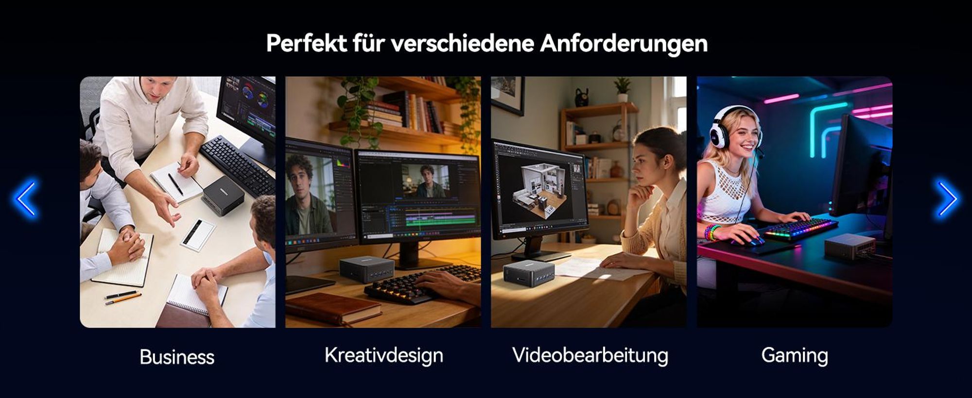GEEKOM IT13 MAX Mini PC mit U9-185H(16C/22T, bis zu 5.1GHz), Dual 2.5G LAN Windows 11 Pro Mini Computer, 16GB RAM&1TB SSD| 6X USB | KI-Leistung| Intel