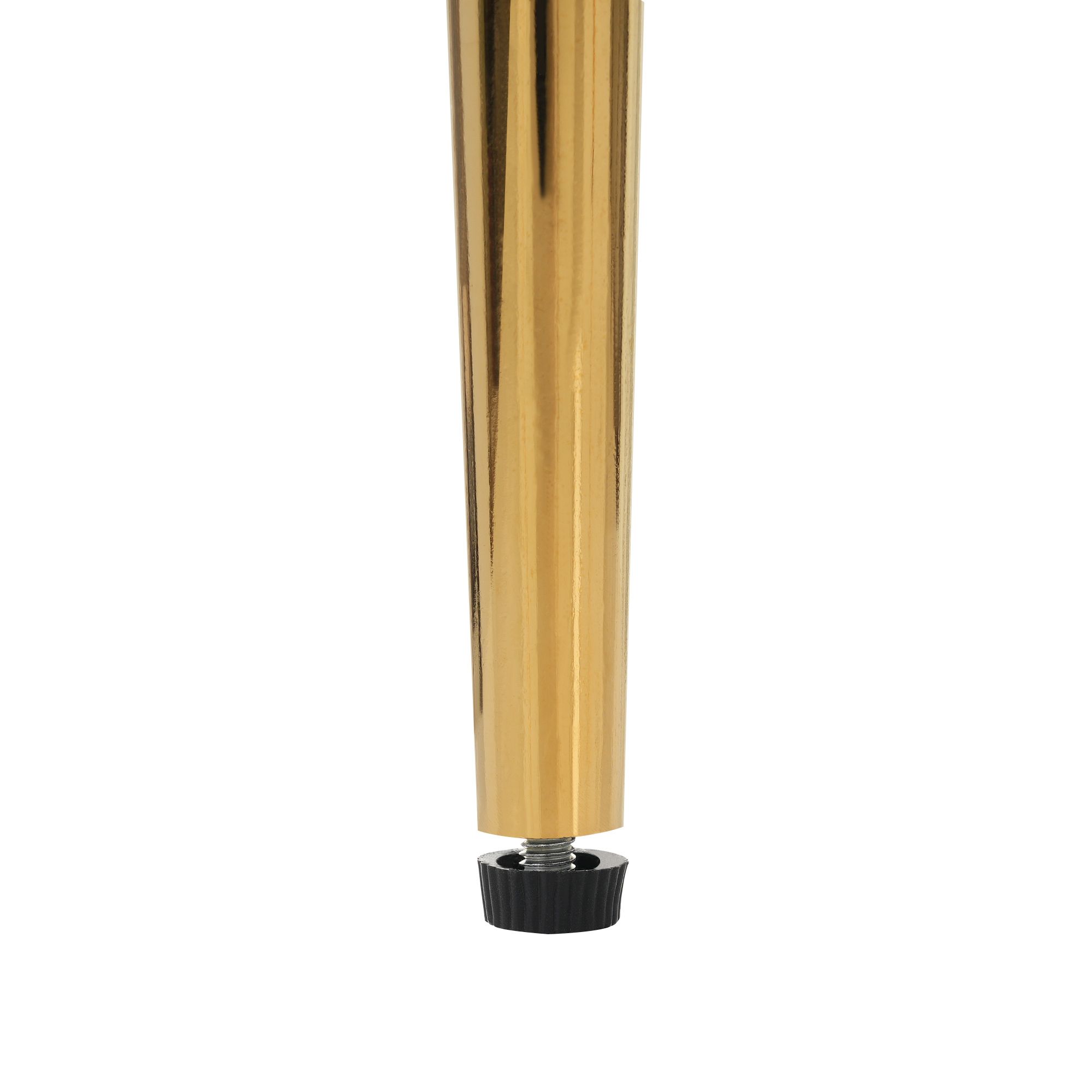 Flieks Esszimmerstühle 4er Sets, Küchenstühle mit Golden Metallbeinen, Wohnzimmerstuhl Schminkstuhl Polsterstühle mit Samtbezug, Beige