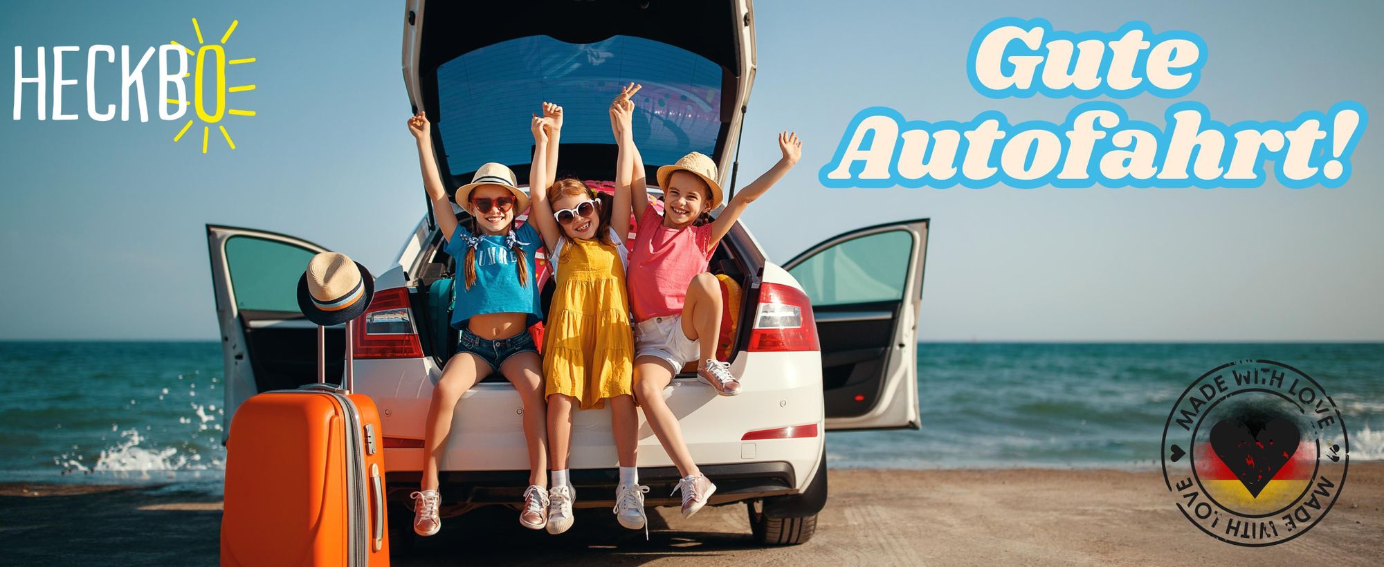 2x HECKBO Auto Gurtschutz Sicherheitsgurt Schulterpolster Schulterkissen Gurtschoner Autositze Gurtpolster für Kinder, Jungen/Jungs mit Baufahrzeuge, Bagger