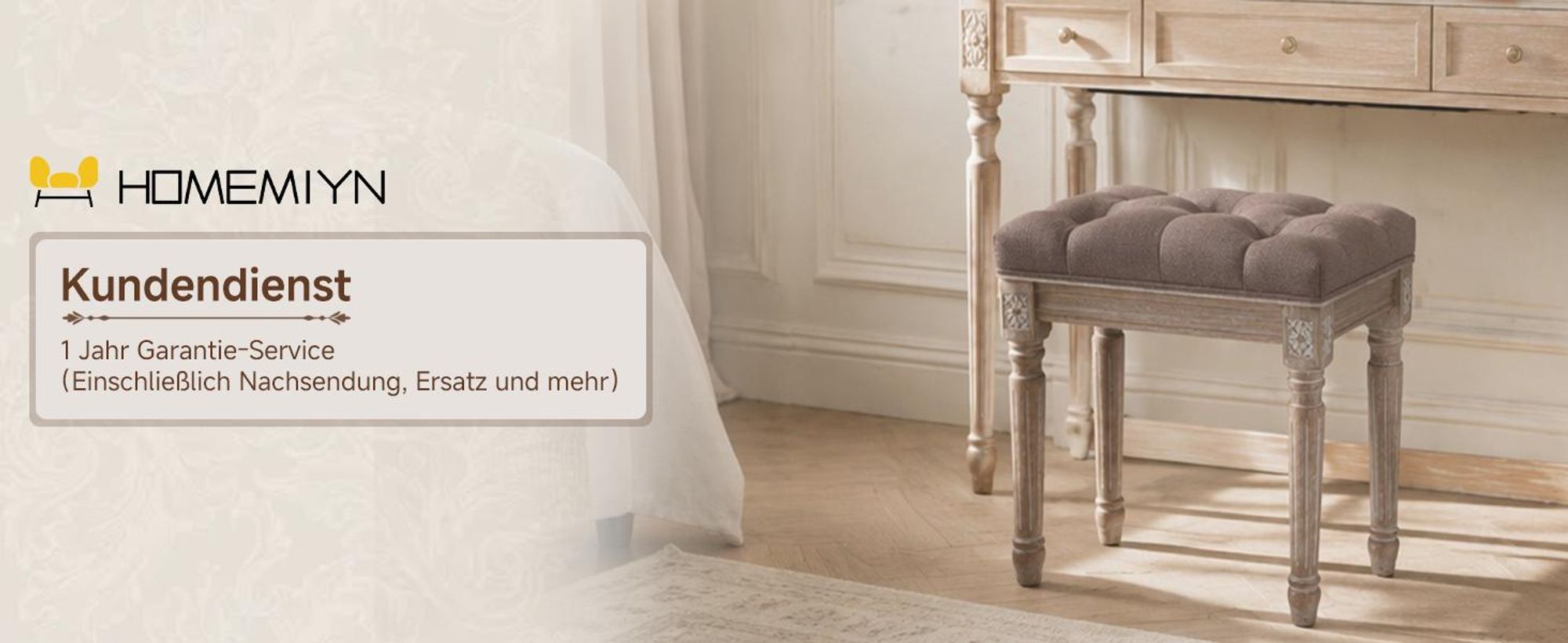 HomeMiYN Hocker mit Stauraum, Polsterhocker zum Schuhe Anziehen, Sitzbank für Flur Schlafzimmer Wohnzimmer, Weicher Stoffbezug