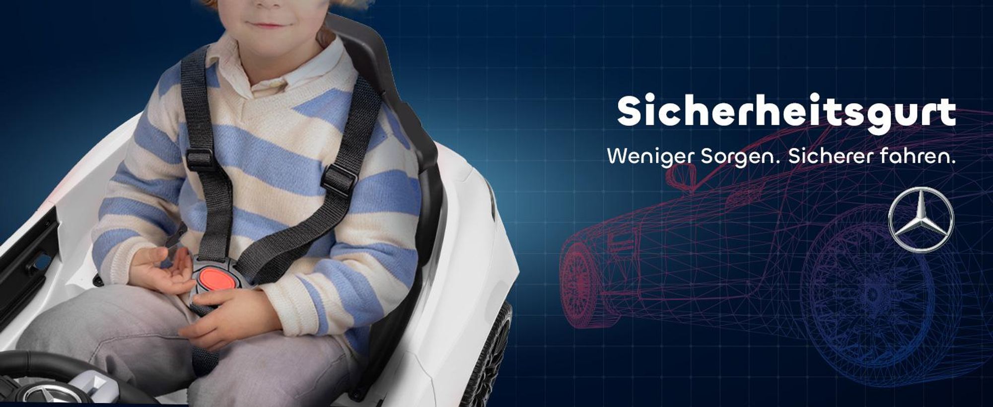 AIYAPLAY Kinder Elektroauto 2x12V Kinderauto mit Musik, MP3, Sanftem Start/Stopp