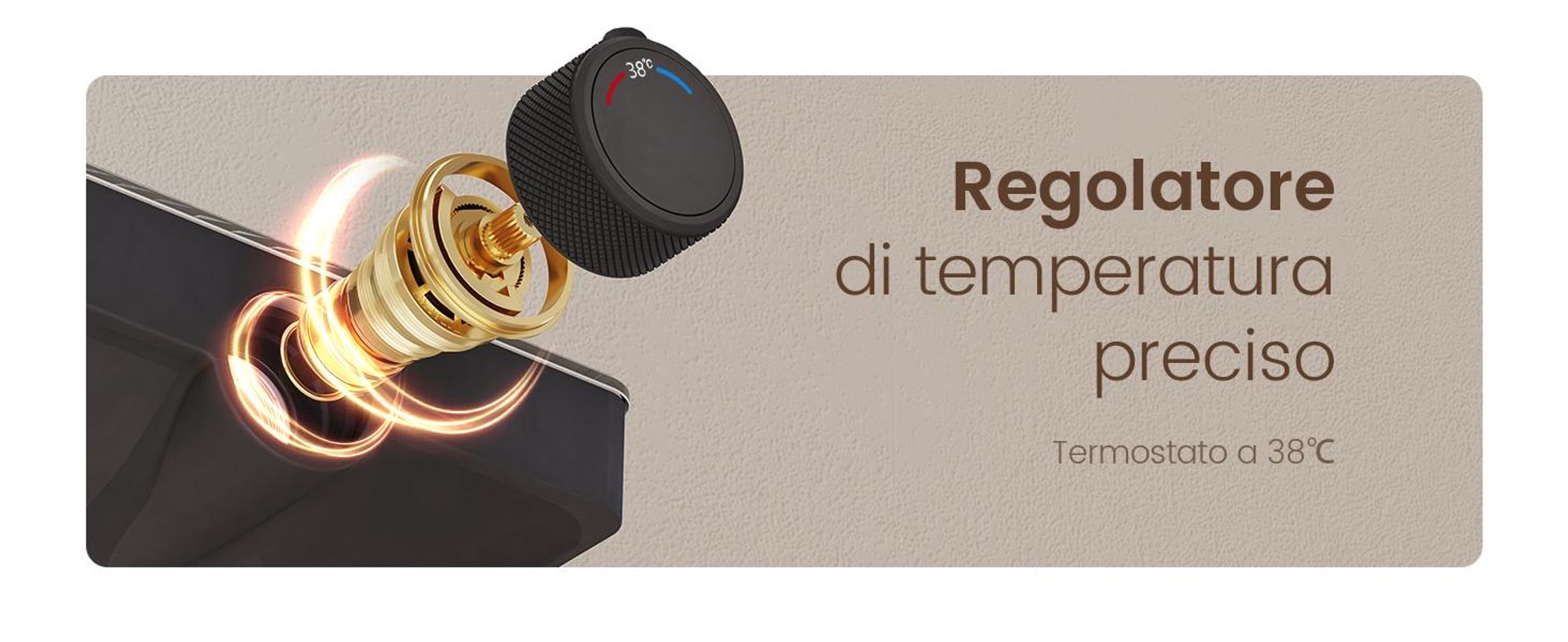 EMKE® Sistema doccia con termostato Nero con doccia per bambini, display digitale e filtro per il cloro 4 uscite Doccia a pioggia rotonda Colonna doccia per famiglie F23