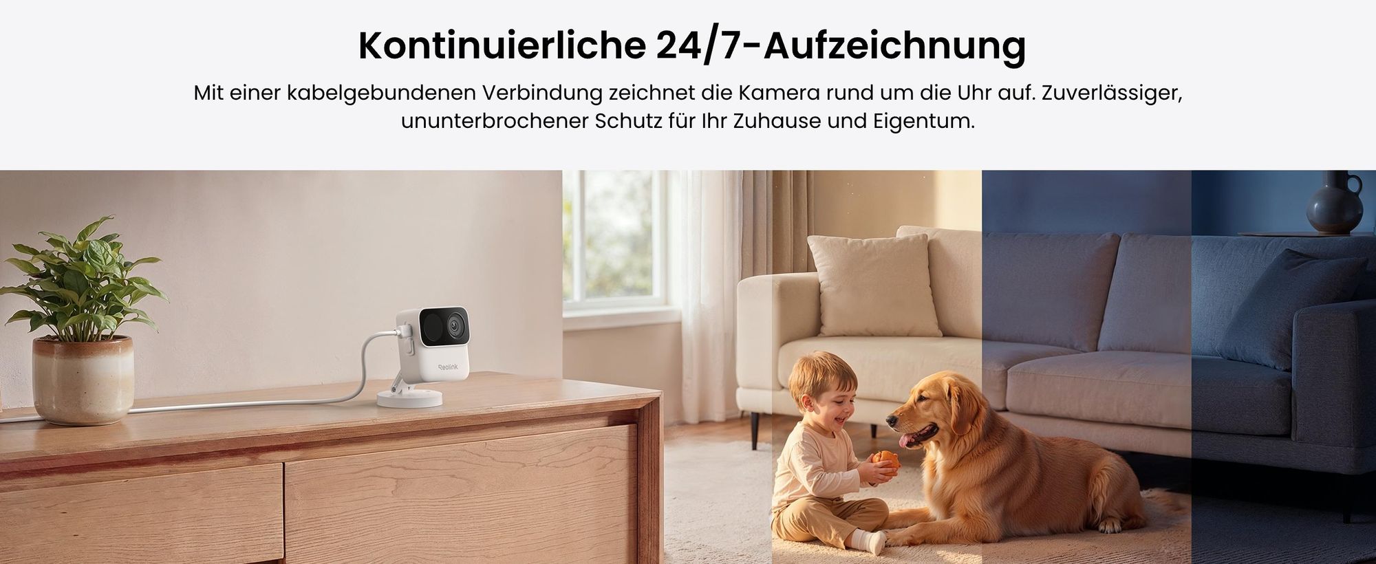 Reolink Argus MagiCam, 2MP 1080P Akku WLAN Überwachung Innen- & Außen, Magnetische Befestigung, Max. 9 Monate Batterielaufzeit, Intelligente Erkennung
