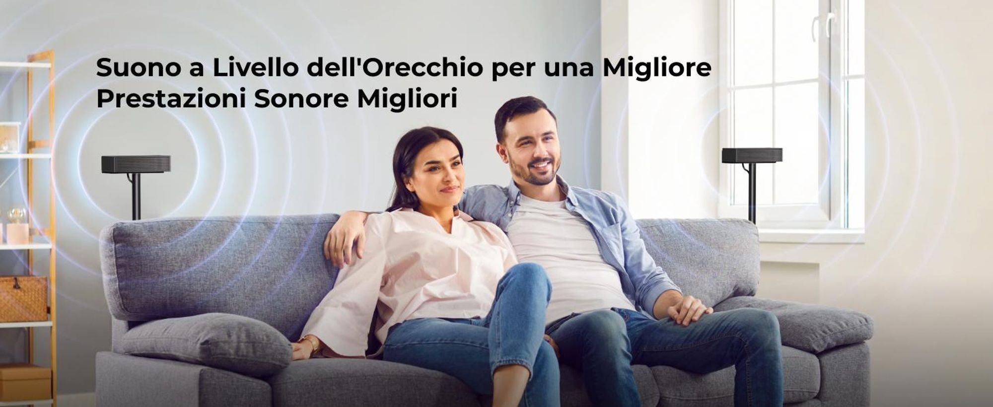 Steady S80 - 1 coppia di supporti per i diffusori della soundbar Nova S80