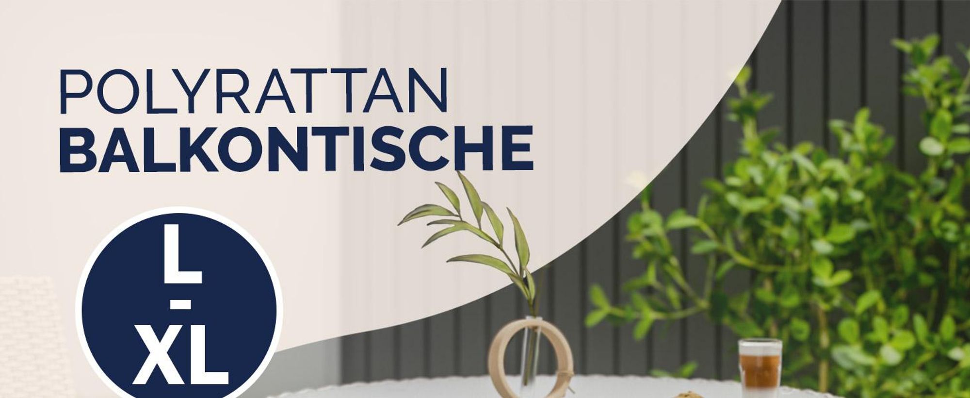 CASARIA® Gartentisch Polyrattan Wetterfest Rund Klein 80cm Grau Glas Tischplatte 80kg Belastbar Outdoor Terrasse Balkon Bistro Tisch Beistelltisch