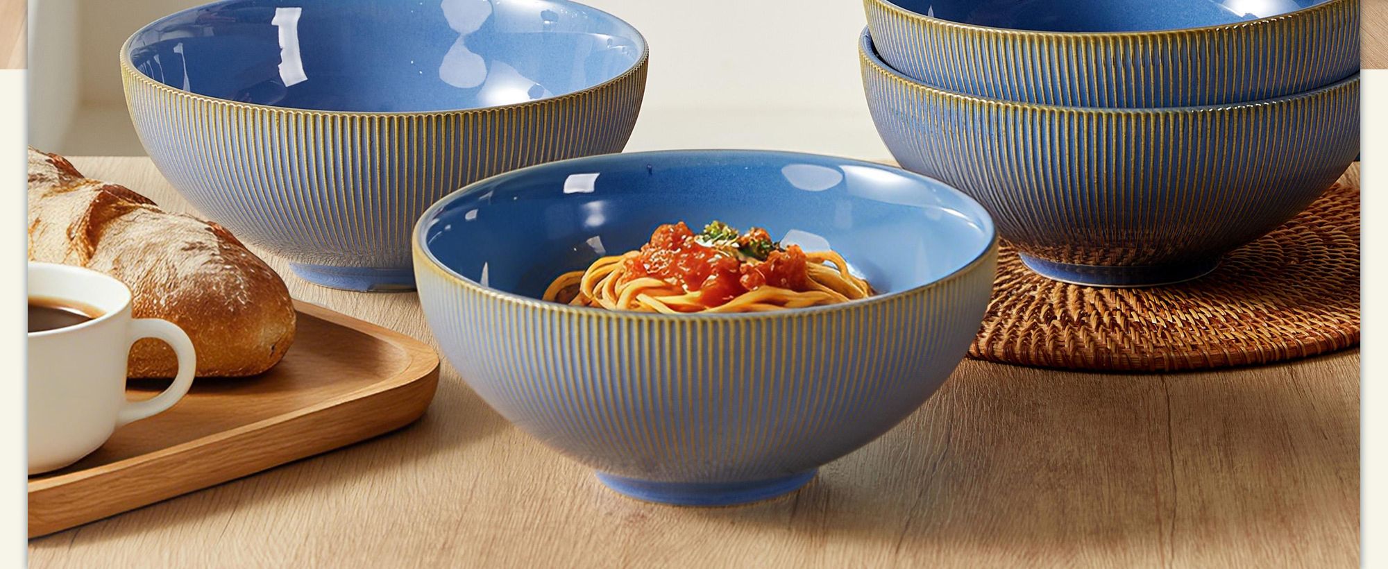 Schüssel Set 6stück Ø20 cm Müslischale Suppenschüssel Frühstücksschüssel Suppenschale Suppenteller Keramik 6personen mikrowellenfest spülmaschinenfest