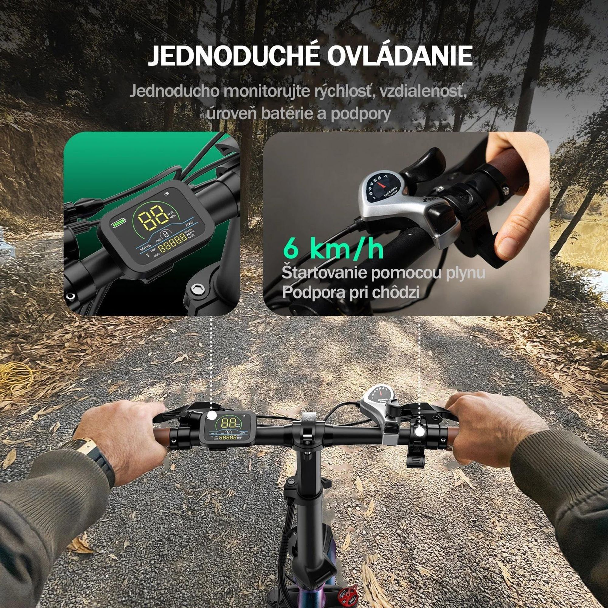 E-bike FAFREES F20 Pro - Motor 250W Batéria 36V20Ah Pneumatiky 20" Mechanická Kotúčová Brzdy - Oslnivá Modrá