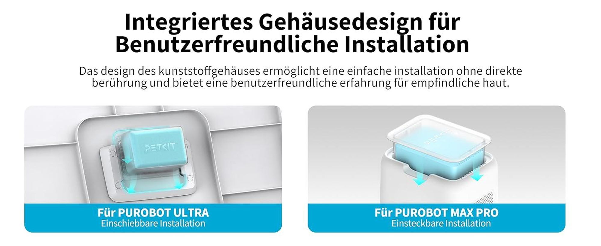 PETKIT N60 Geruchsvernichter für Purobot Ultra/Purobot Max Pro Selbstreinigende Katzentoilette, Geruchskontrolle (3 Stück)
