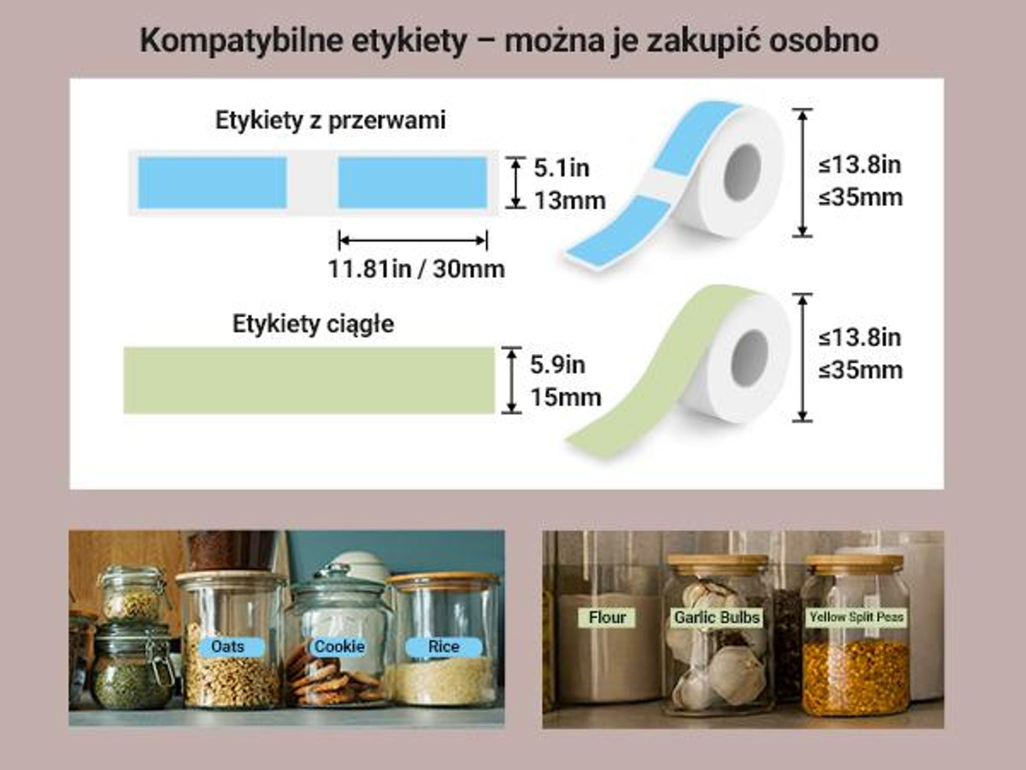 Mini drukarka etykiet z Bluetooth, ponad 1700 symboli, z akumulatorem – August LBP160W