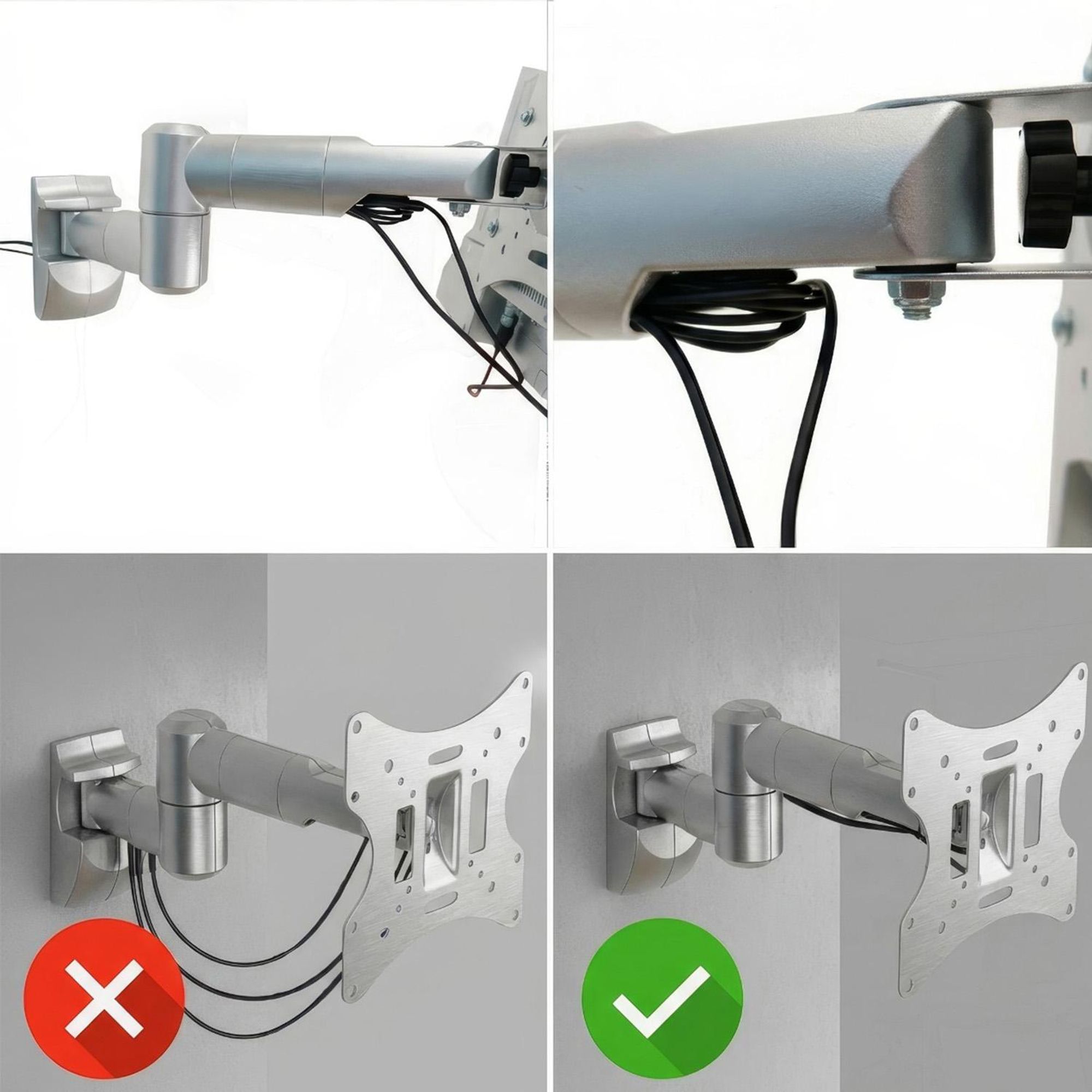 Maclean TV Halterung Wandhalterung LED LCD Plasma 23-42" MC-503A 30 kg