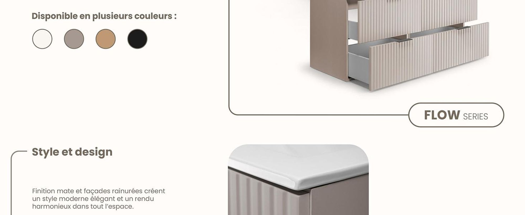 RODAN, meuble de salle de bain, armoire moderne, meuble sous vasque, meuble sous lavabo