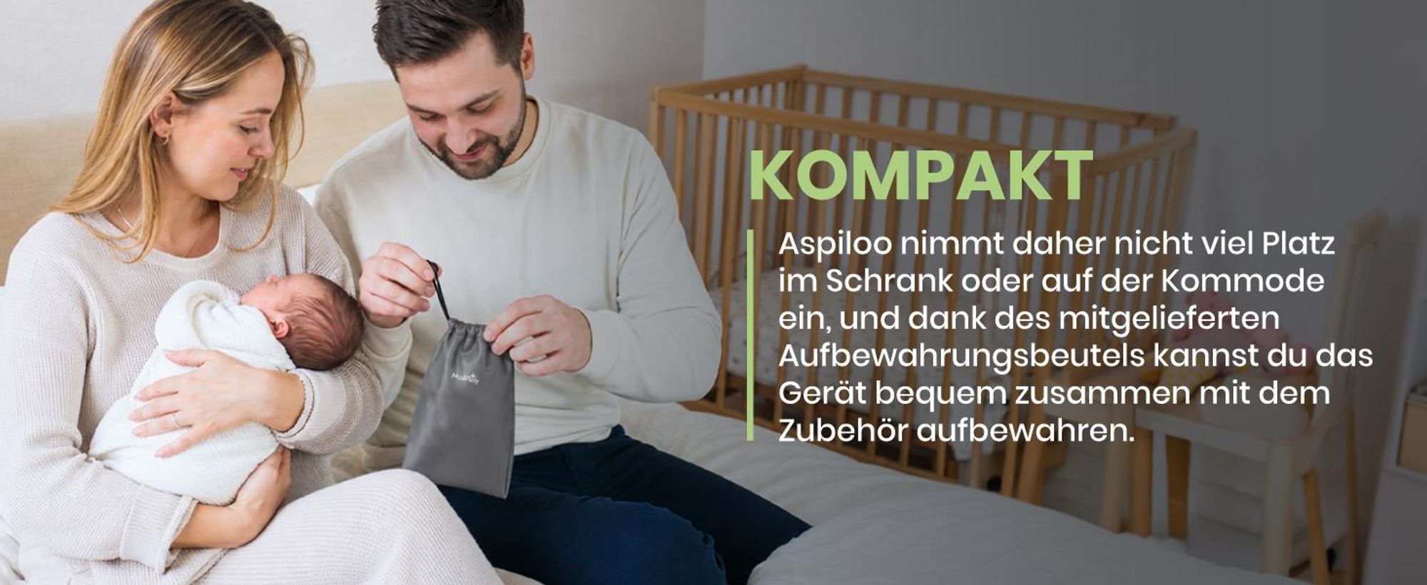 Elektrischer Nasensauger für Babys & Kinder 9 Saugstufen 70 kPa 3 Silikonaufsätze
