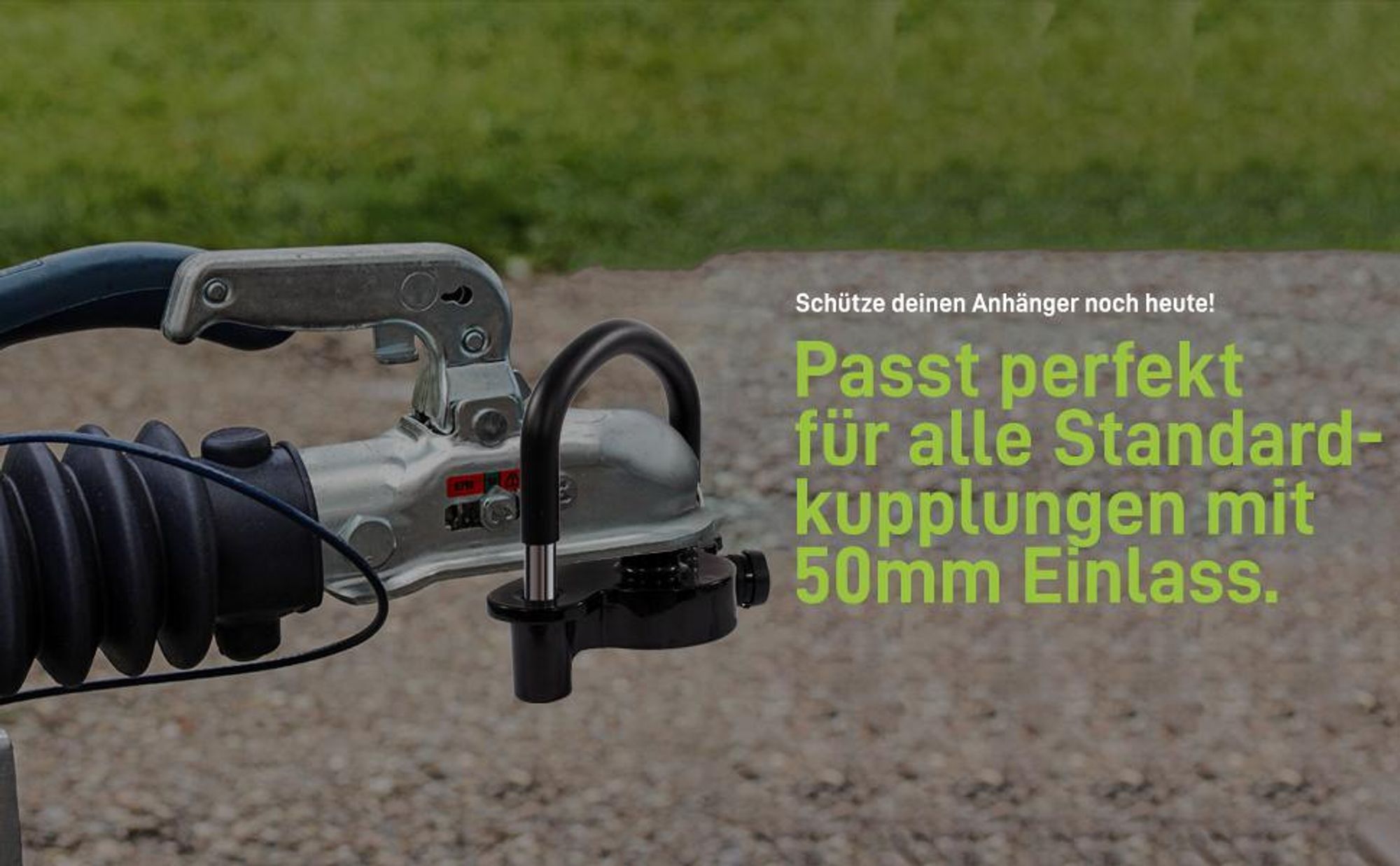 Belko® Anhängerschloss 50mm, Schwarz