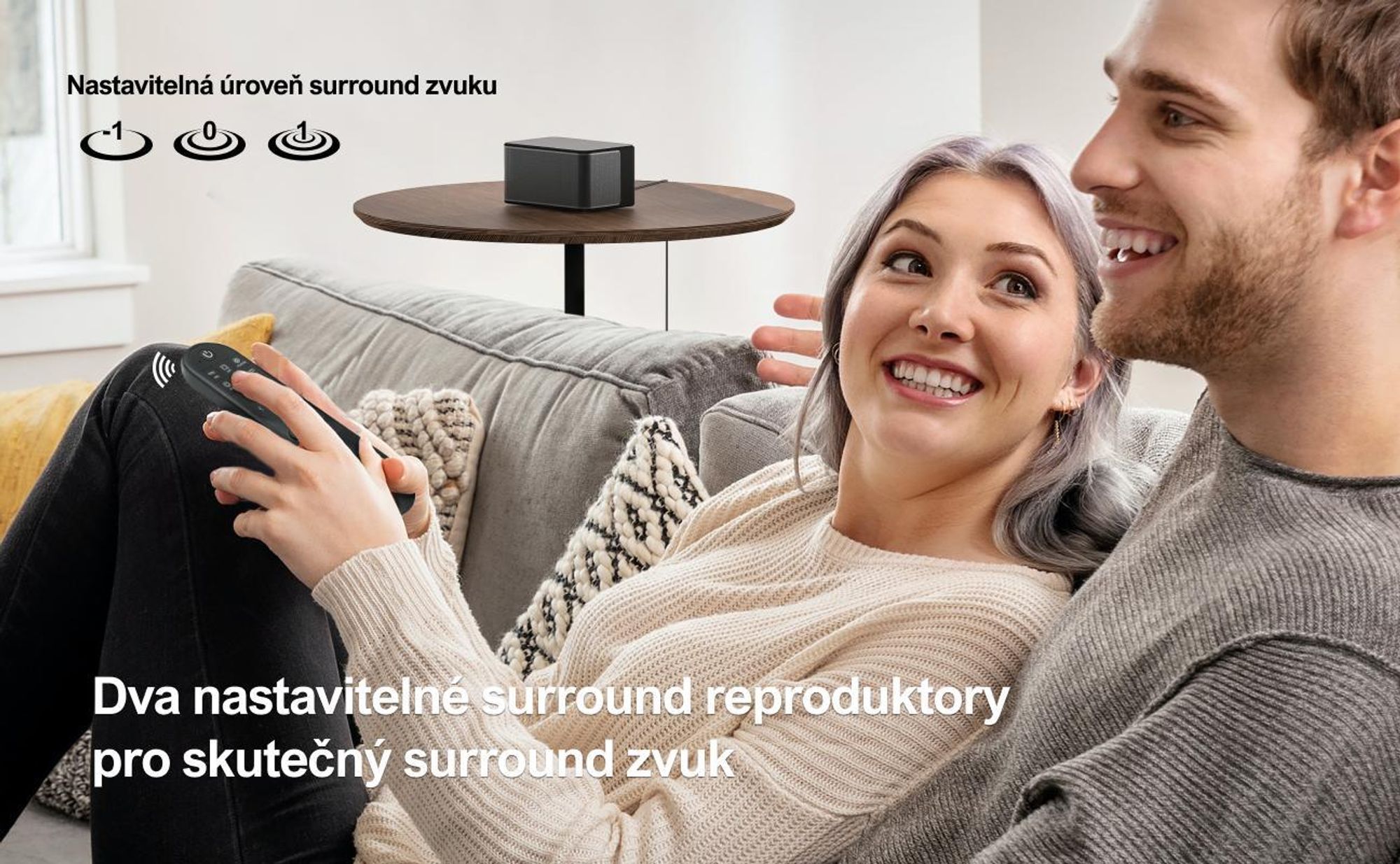 ULTIMEA 5.1 Dolby Atmos Soundbar, 3D prostorový zvukový systém Soundbar pro televizory, TV reproduktory pro domácí kino s nastavitelnými basy