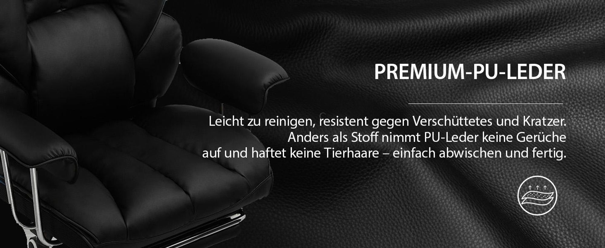 GTPLAYER Gaming Stuhl, Gamer Stuhl, Ergonomischer Bürostuhl mit Fußstütze verstellbare Lenden und Kopfkissen, Gaming Chair Gepolstert, Gaming Sessel