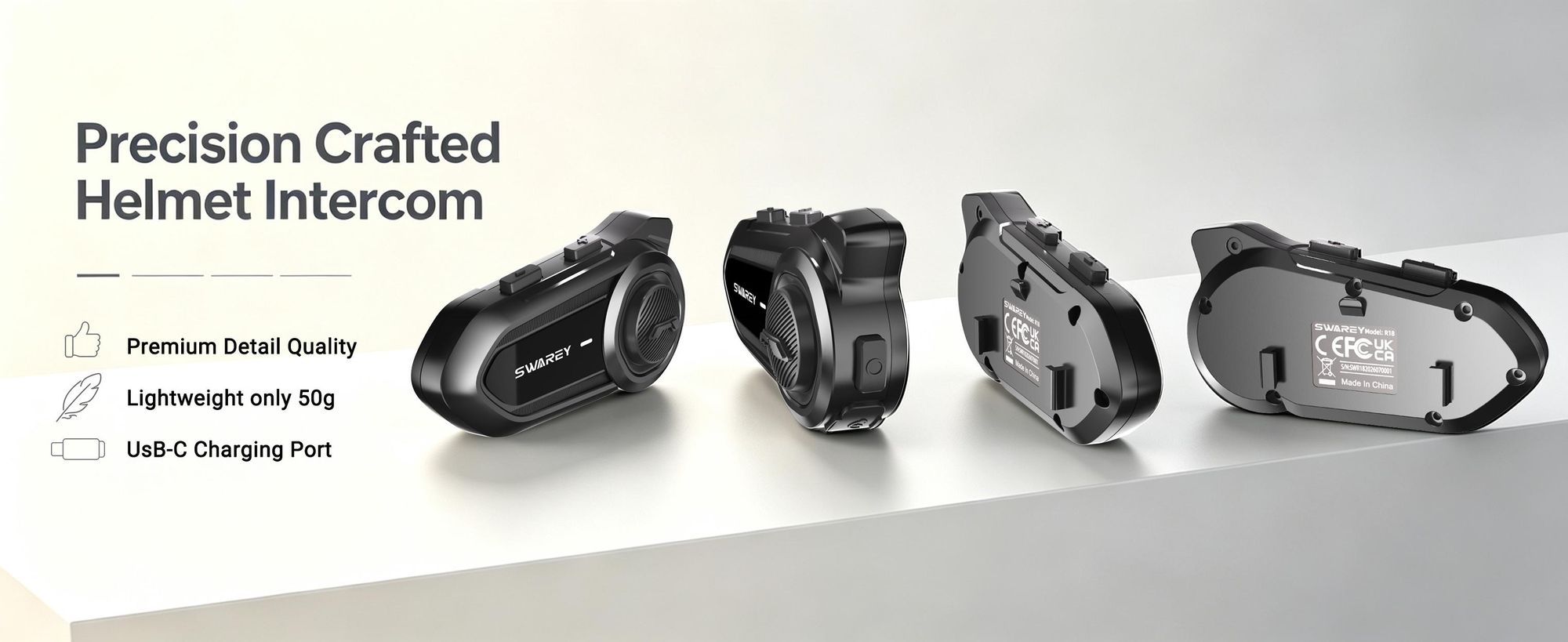 Motorrad Bluetooth Headset,Helm Kommunikationssystem,Motorrad Gegensprechanlage,Motorrad Intercom