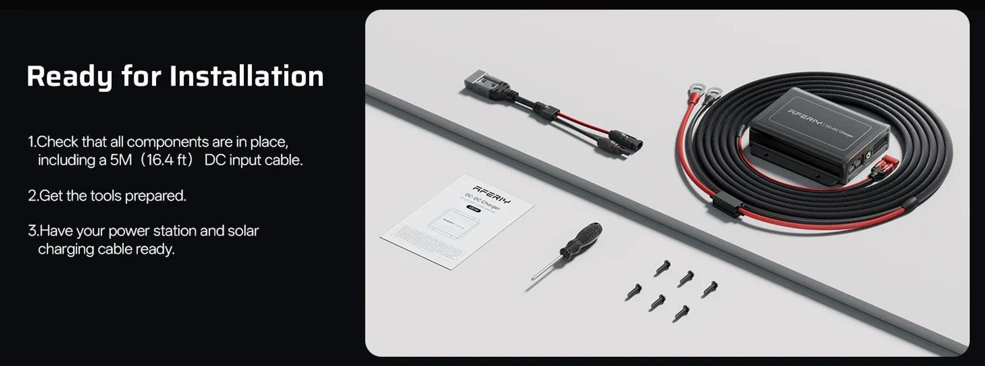 AFERIY DC060 DC-DC Batterielader – 580W, 48V, Kfz-Ladebooster für Powerstations