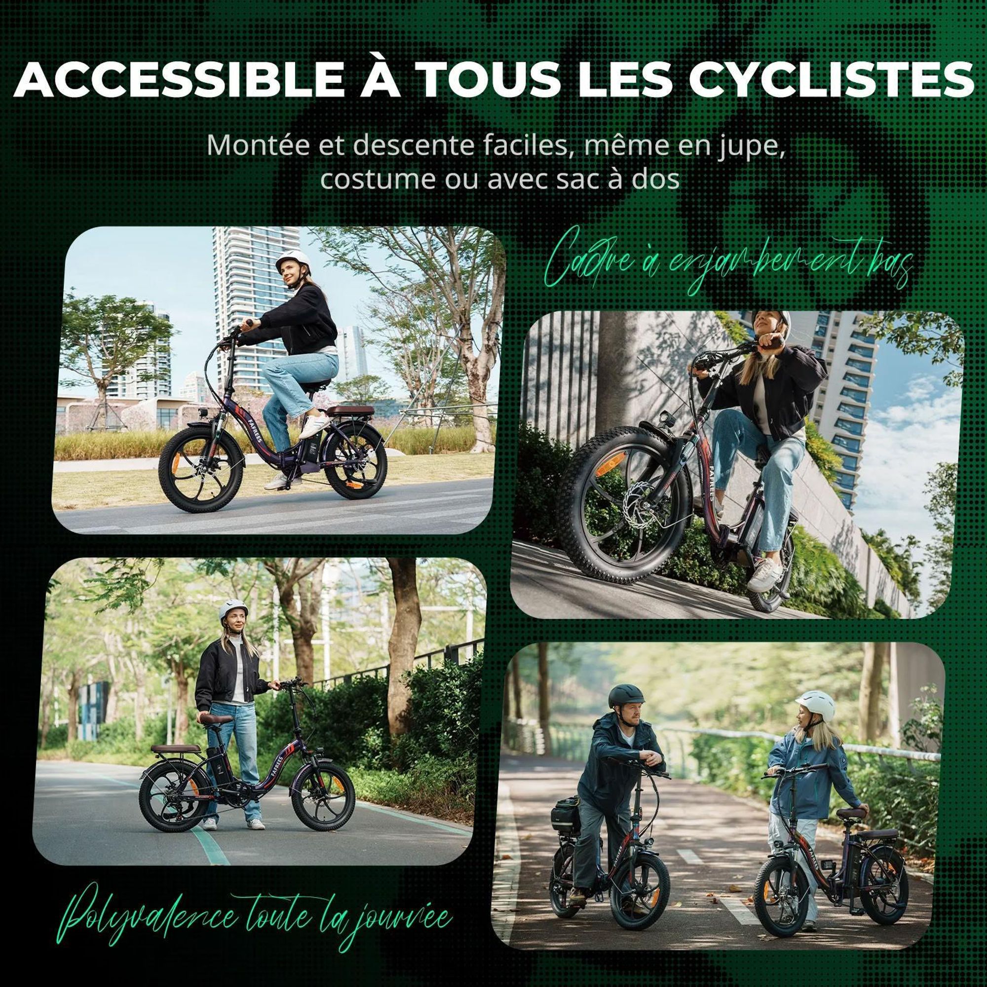 Vélo Électrique FAFREES F20 Pro - Moteur 250W Batterie 36V20Ah 20'' Pneus Freins À Disque Mécaniques - Bleu Aurore