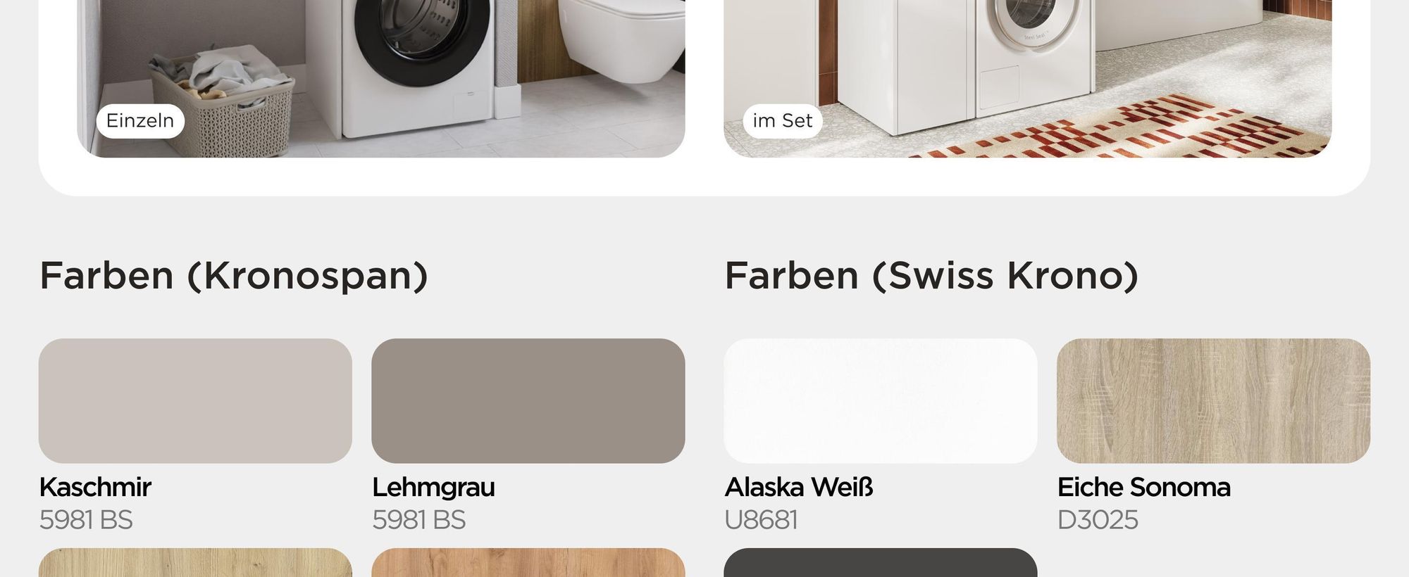 Waschmaschinenschrank LORA