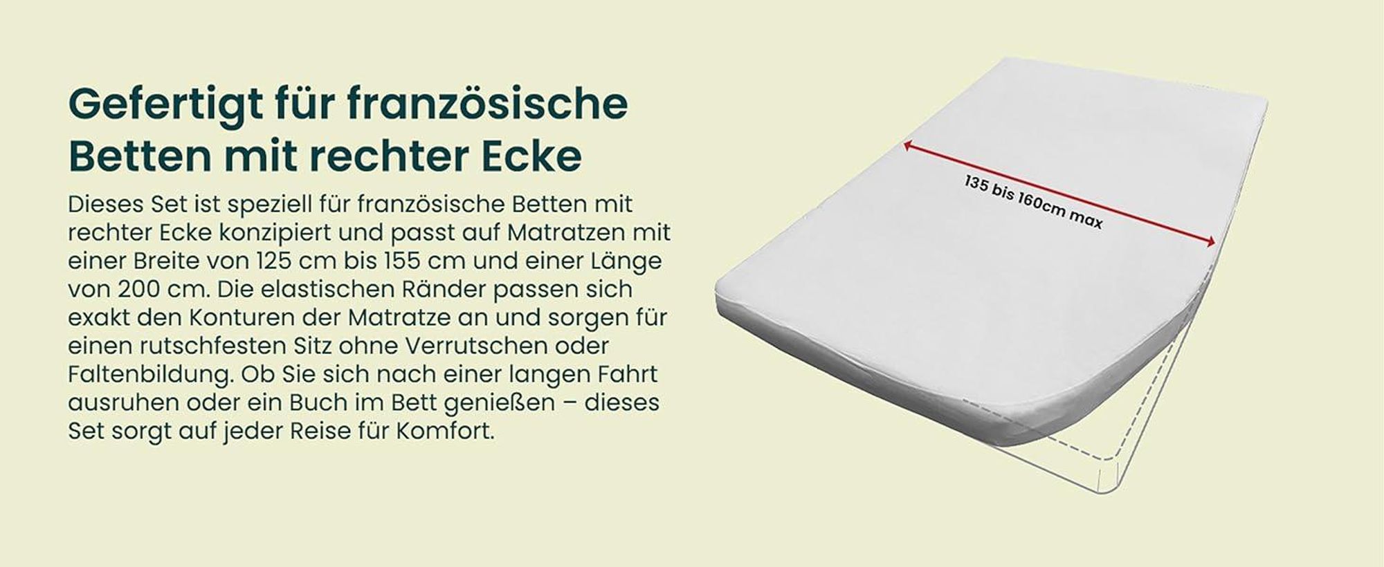 Dieses Bild erklärt den Molton-Matratzenschoner und seine Vorteile.