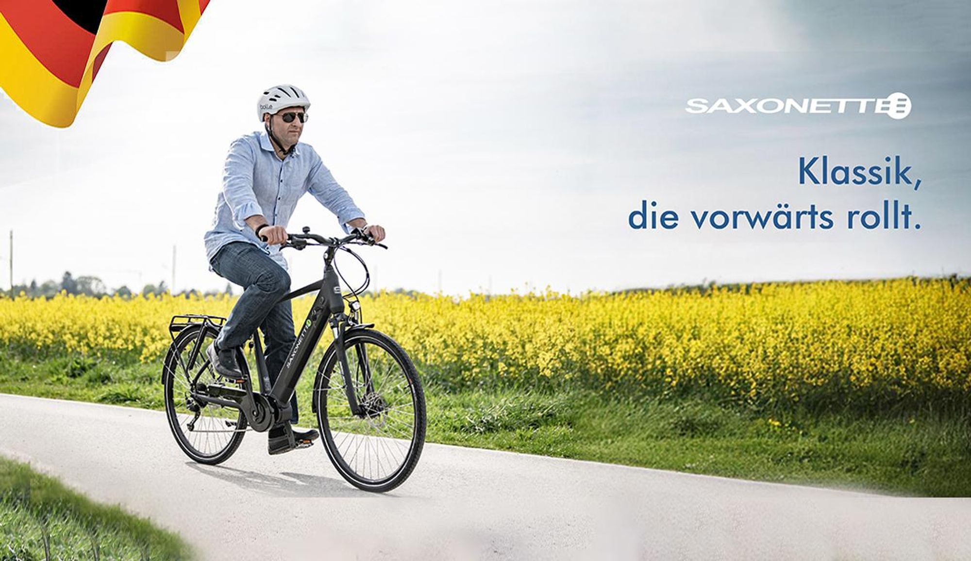 SAXONETTE City E-Bike,Urbana Komfortables City Ebike- Tiefeinstieg, 417Wh Akku, Elektrofahrrad mit hydr. Scheibenbremsen.