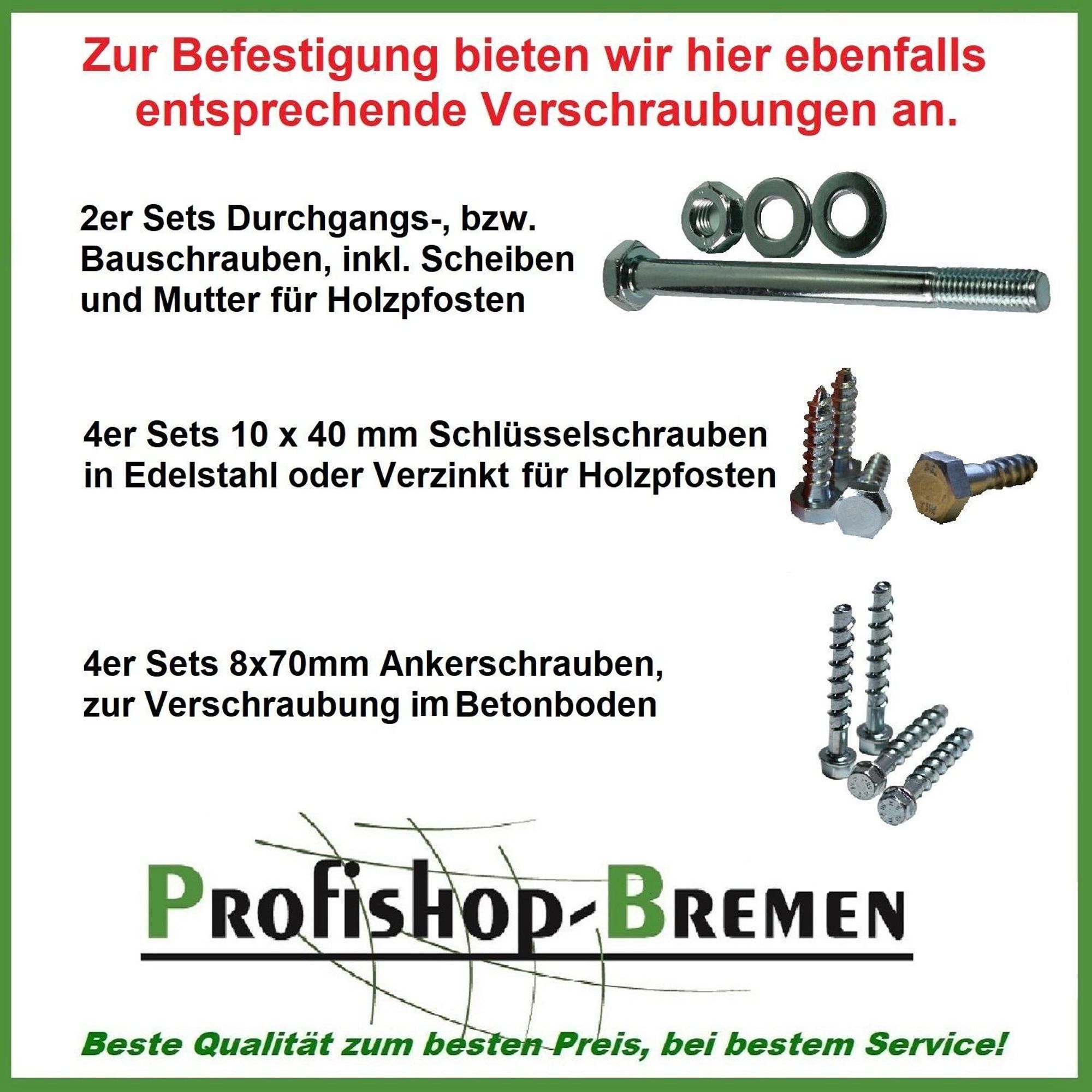 Pfostenträger für Pfosten 140 mm mit Bodenplatte feuerverzinkt für Holz-Pfosten 14 cm