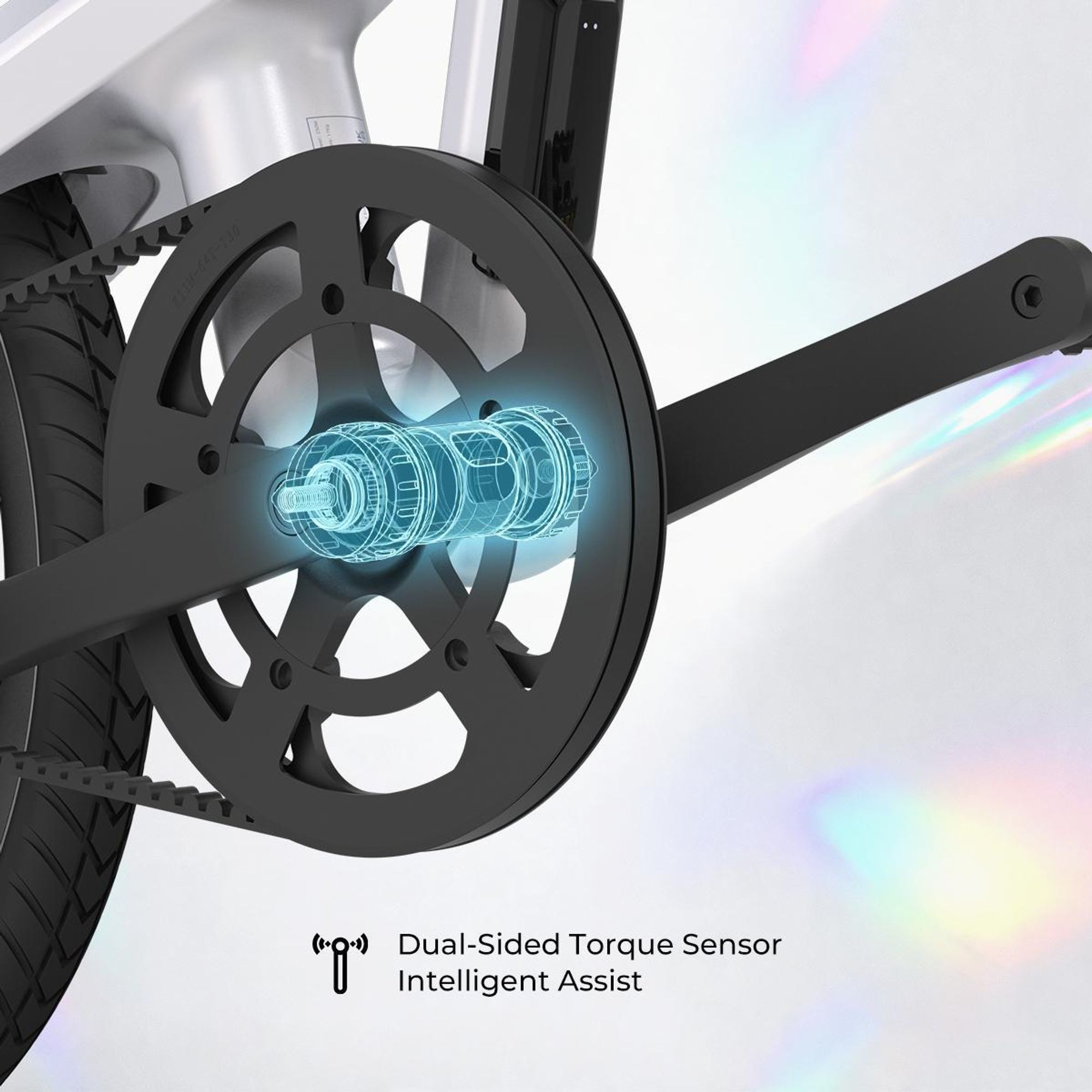 Rower elektryczny ADO E-Bike Air Carbon Pro, rower elektryczny dla kobiet/mężczyzn, rower składany, napęd pasowy, wyświetlacz IPS LCD, aplikacja ADO + NFC, silnik BAFANG