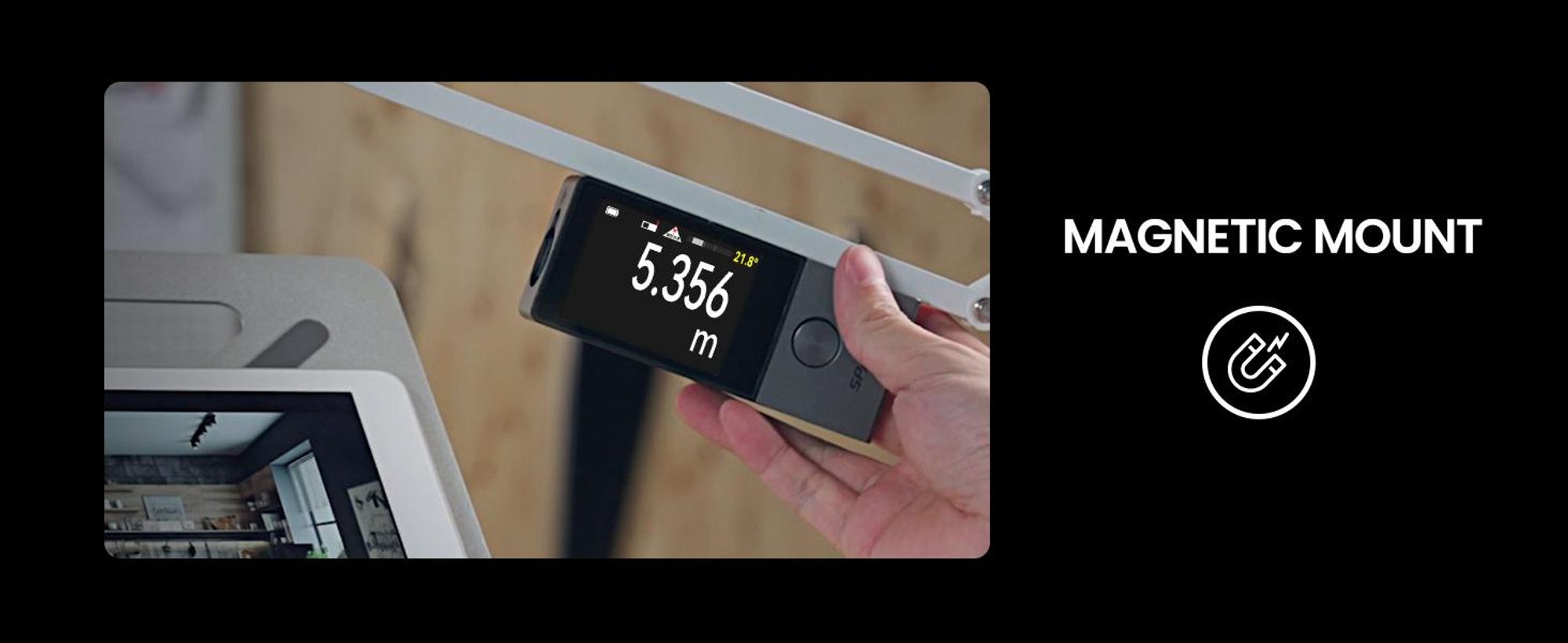 MiLESEEY D9 Pro Telemetro Laser con Touchscreen IPS Tecnologia P2P App