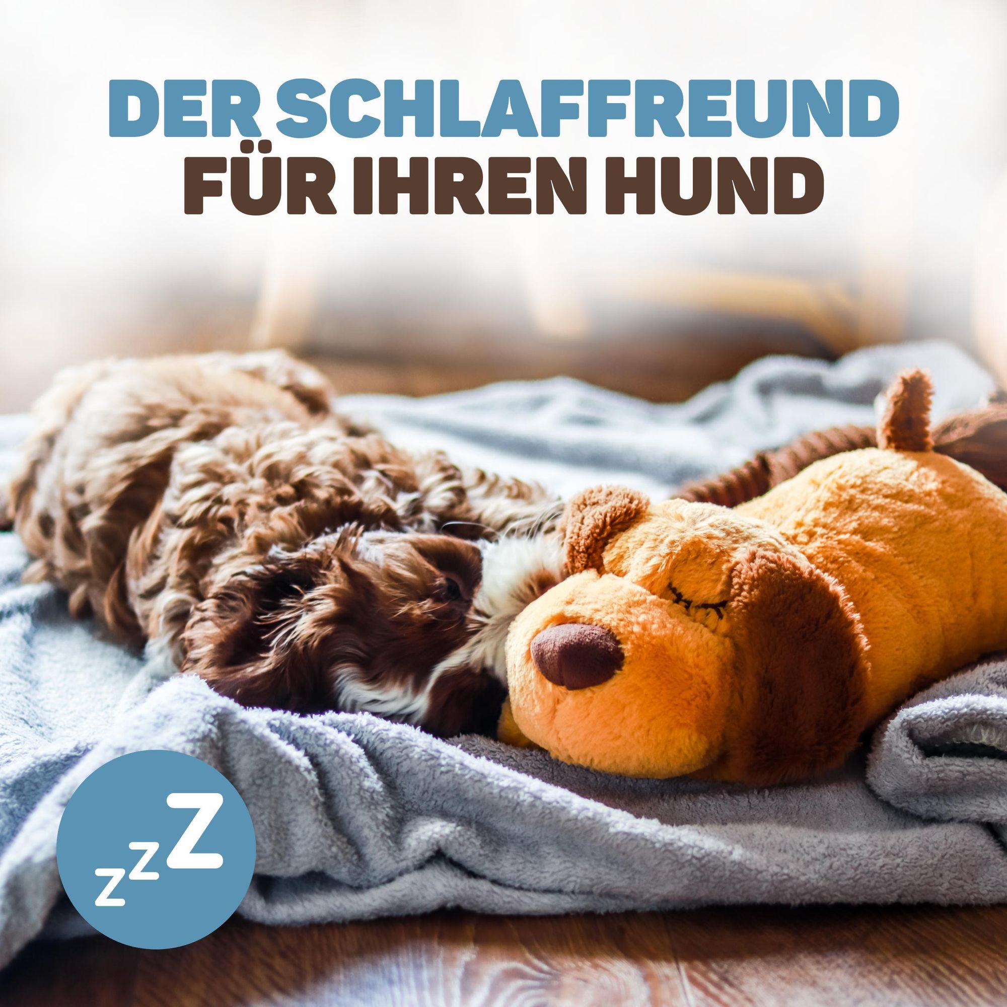Vulpes Goods Welpe Herzschlag Kuschelspielzeug, Hundespielzeug, Puppy Kuscheltiere Mit Wärme Herzschlag, Wärmepad, 20 CM