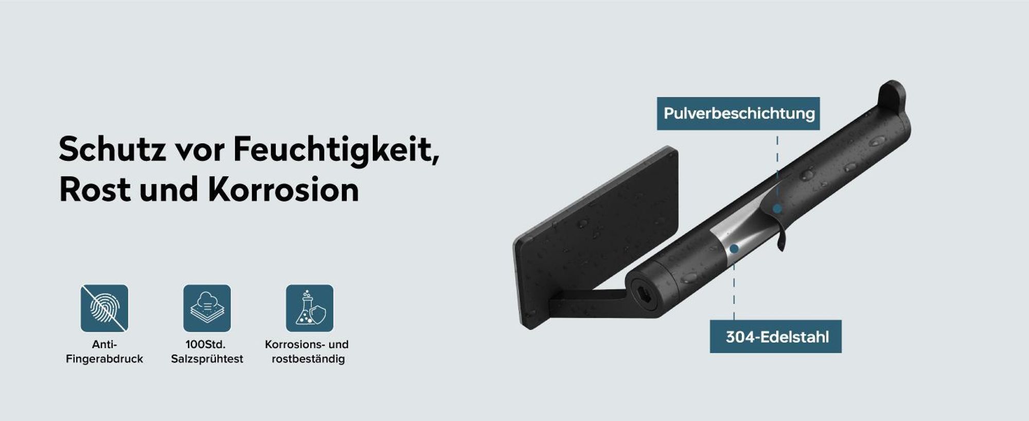 doporro Toilettenpapierhalter selbstklebend, Klopapierhalter aus Edelstahl ohne Bohren, Klorollenhalter für Badezimmer, Matt schwarz Lino-02