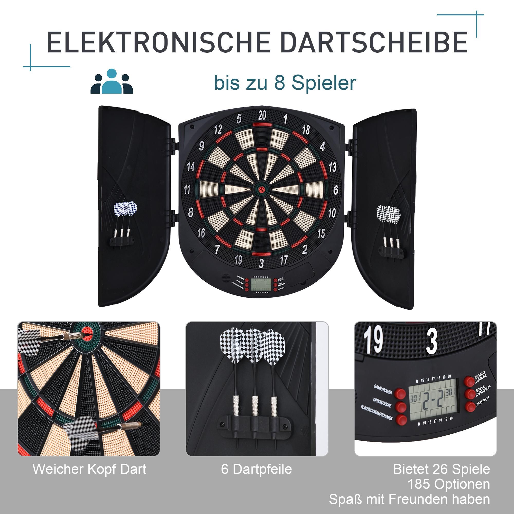 Dartscheibe Spieler Heimspiel Softdartscheibe