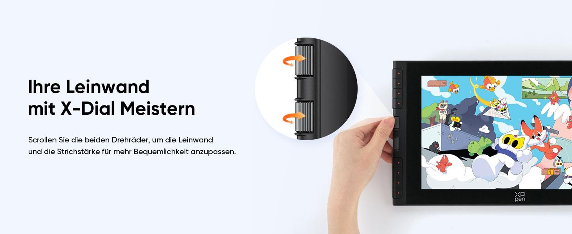 XPPen Artist 12 3rd, Kabelgebunden, 5080 lpi, 264 x 149 mm, USB, Stift, 60°