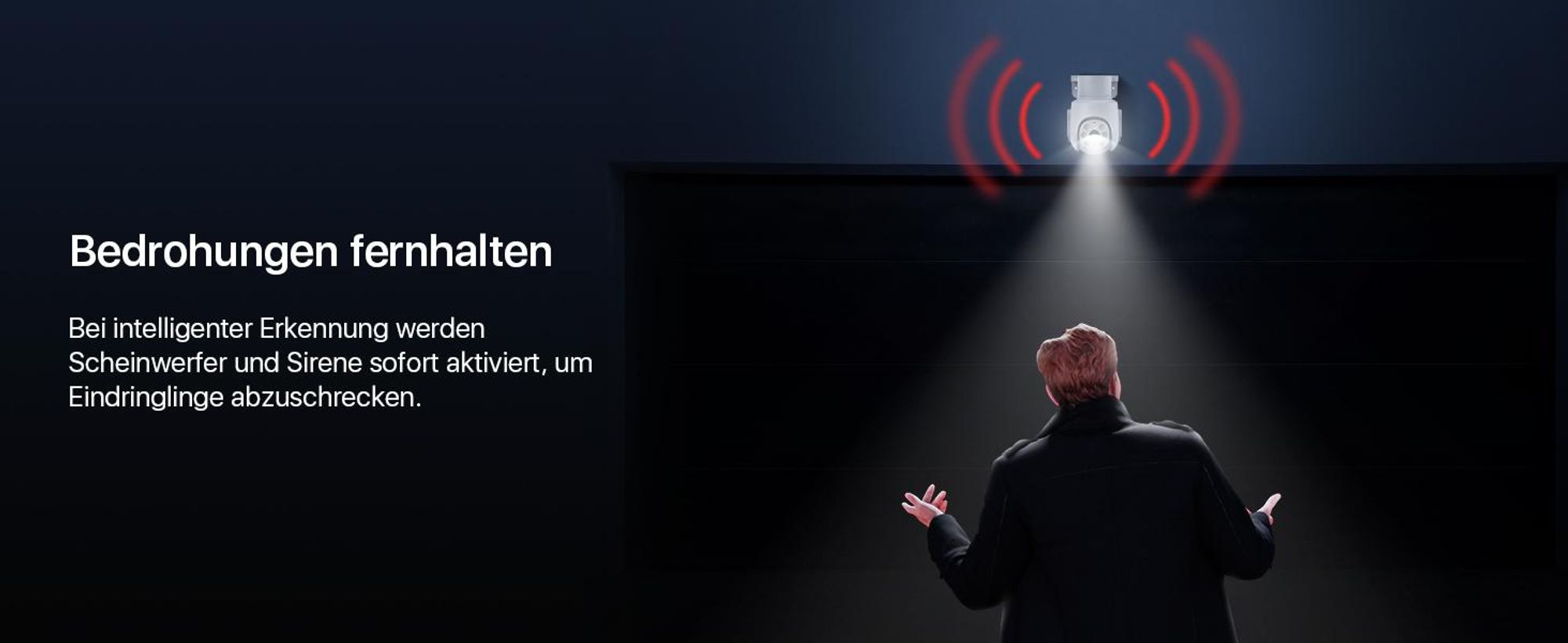 ZOSI 3K 5MP Wi-Fi 6 Überwachungskamera Set mit 2X 360° PTZ WLAN Kamera Aussen, 64GB Karte, Personenverfolgung, Farbnachtsicht, 2-Wege-Audio, C280