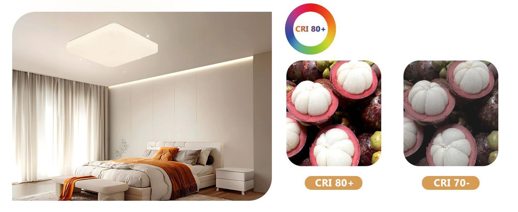 ZMH LED stropní světlo hvězdné nebe stropní lampa stmívatelná s dálkovým ovládáním ložnice 37W 28cm čtvercová kuchyňská lampa do obývacího pokoje kuchyně chodba