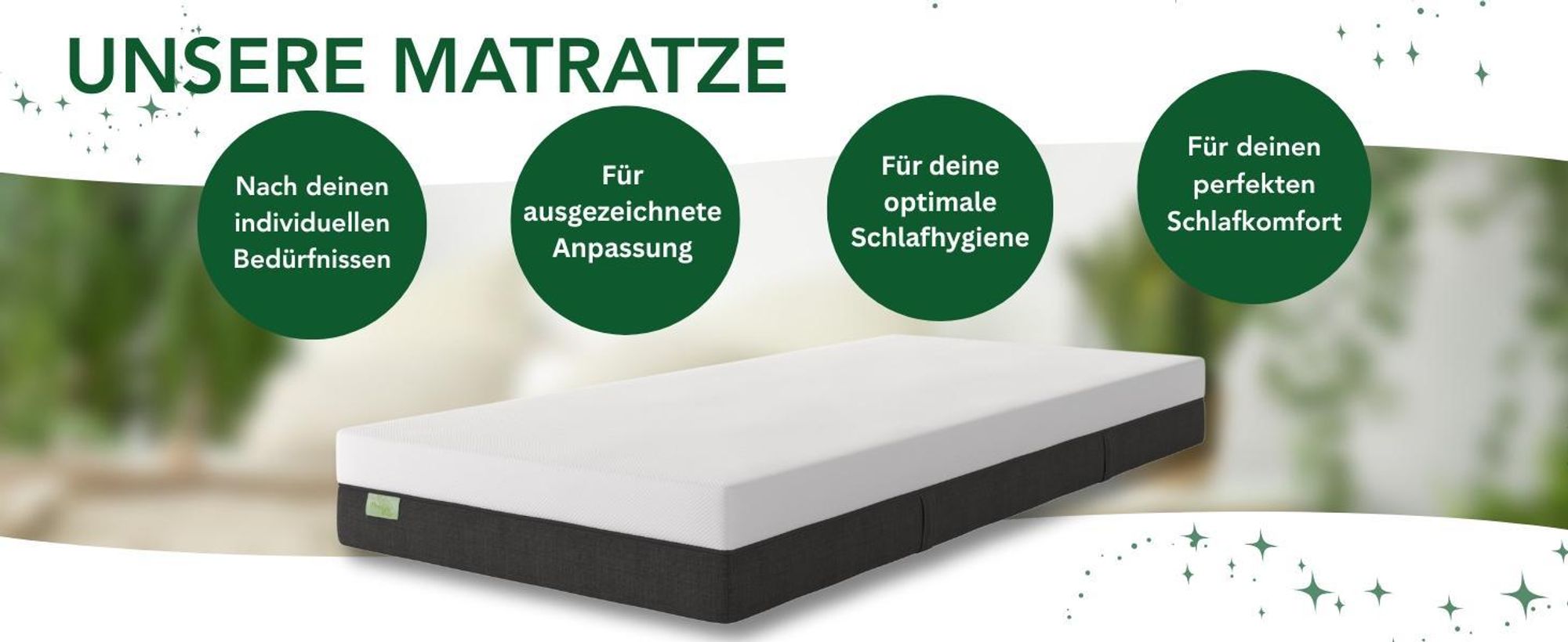 Premium 7-Zonen Taschenfederkernmatratze 80x200 cm | Härtegrad H4 | 22 cm Höhe | DREAMSTAR | Premium Matratze