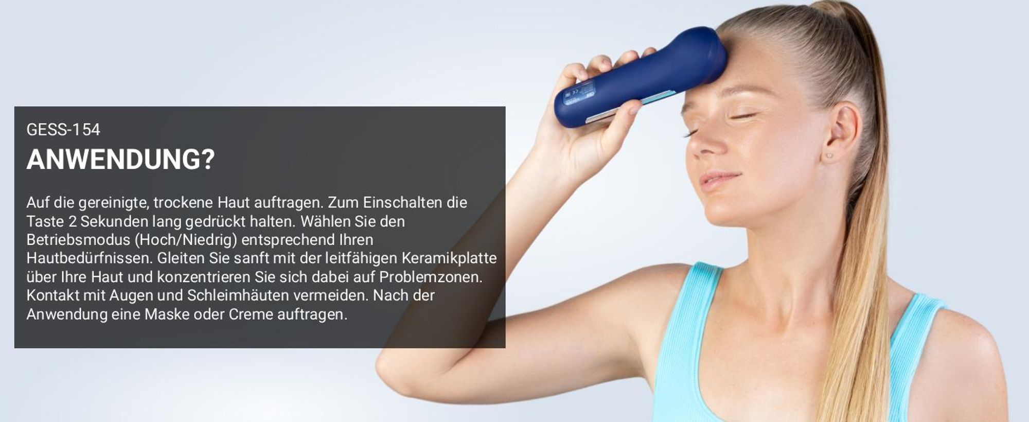 GESS Plasma Kaltplasma Hochfrequenzgerät – Anti-Falten, Akne, RF Lift & Ultraschall