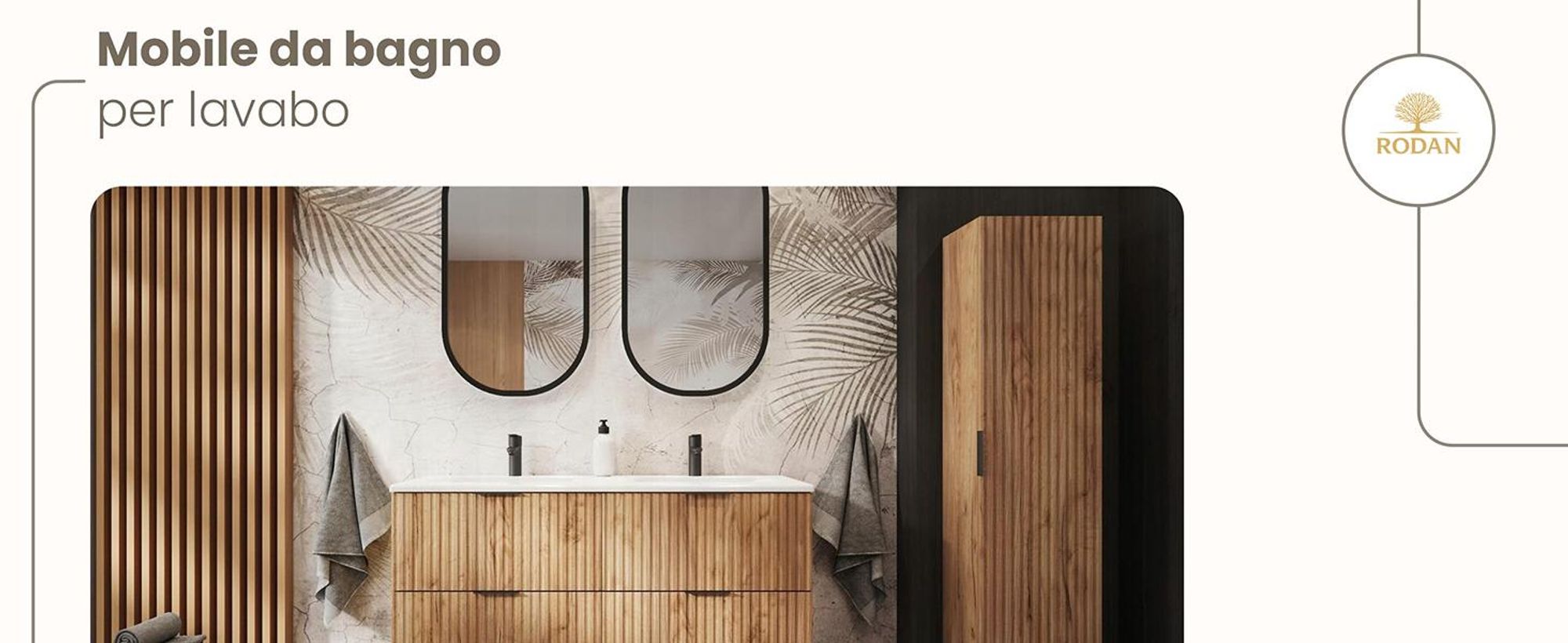 RODAN, mobile bagno, mobile sotto lavabo, mobile bagno moderno, mobili per il bagno