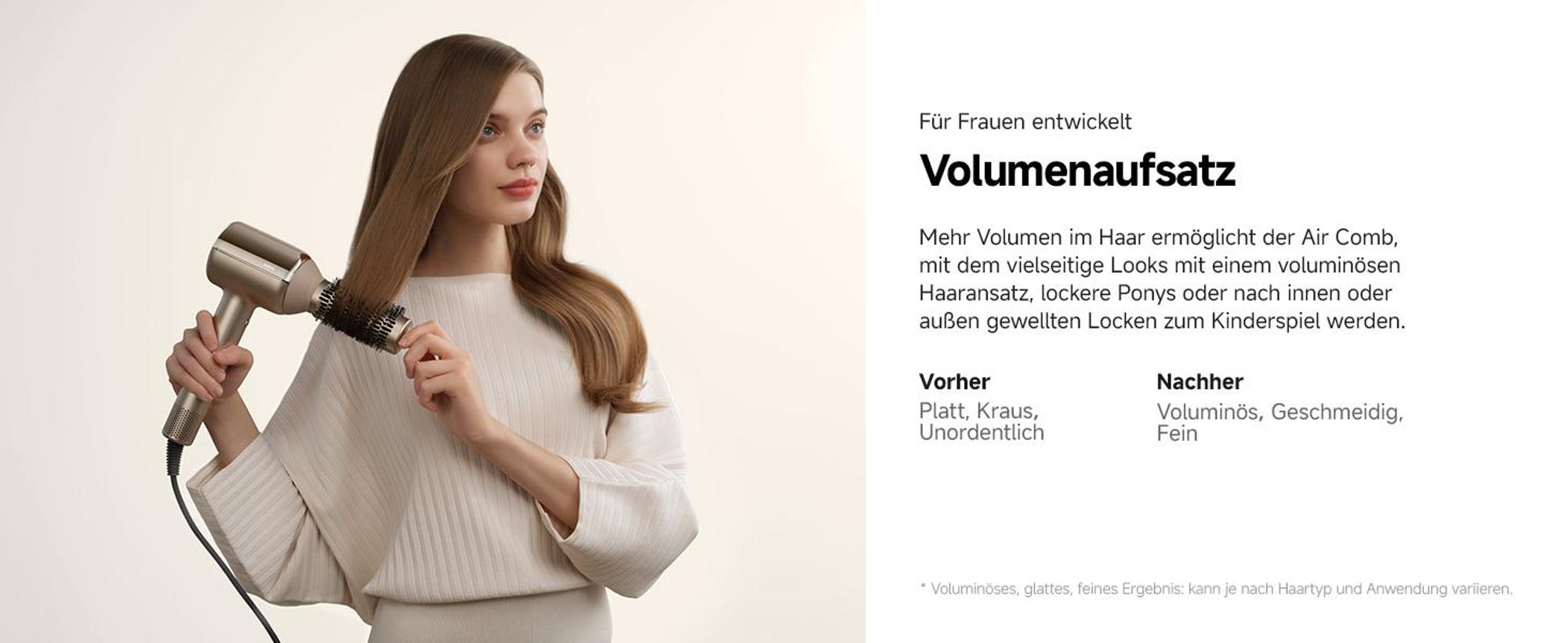 MOVA SHINE 20 Haartrockner Silber – Profi Föhn, KI Thermostat-Technologie, gleichmäßige Wärme, schnelle Trocknung & Multi-Styling
