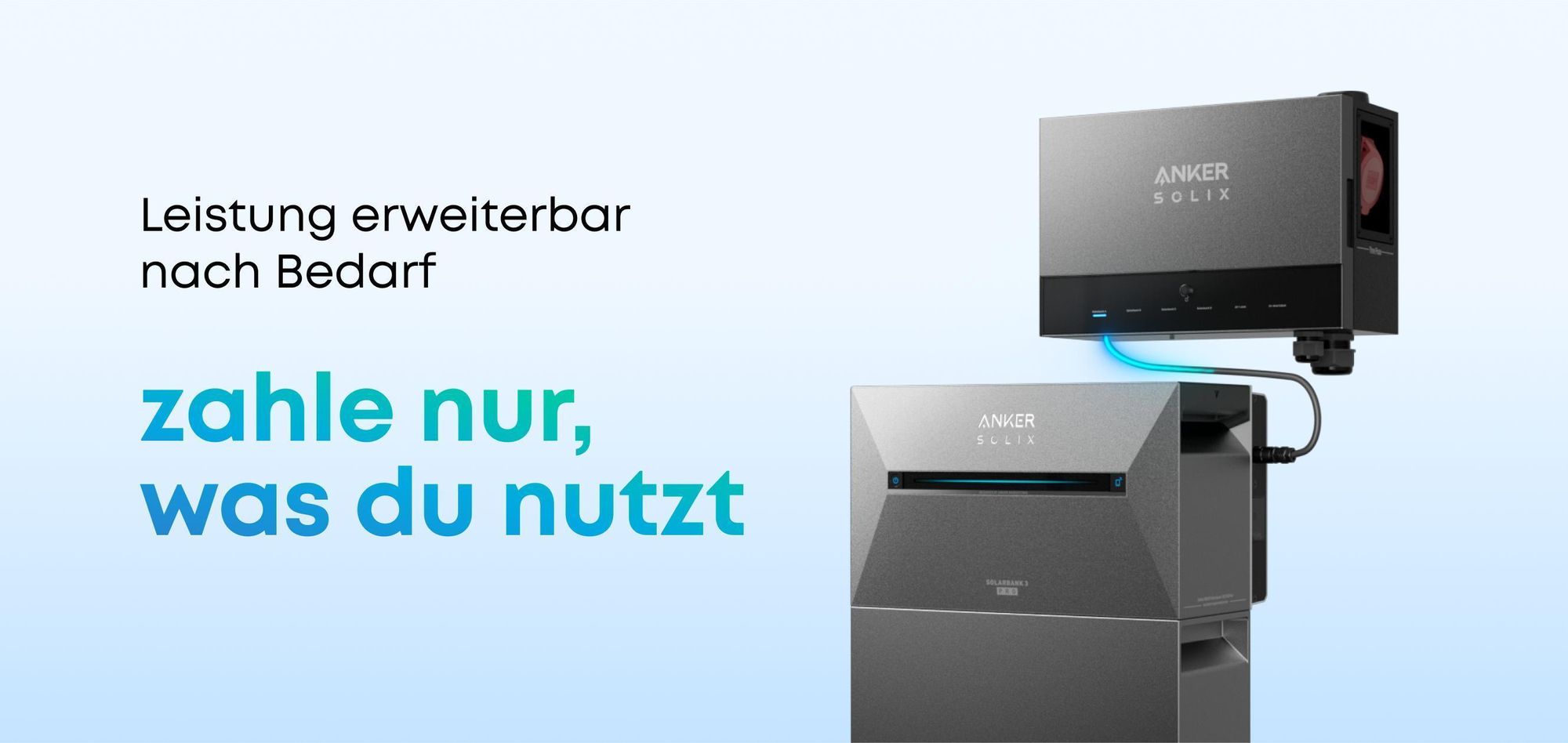 Anker SOLIX Power Dock mit Anker SOLIX Solarbank 3 E2700 Prox3