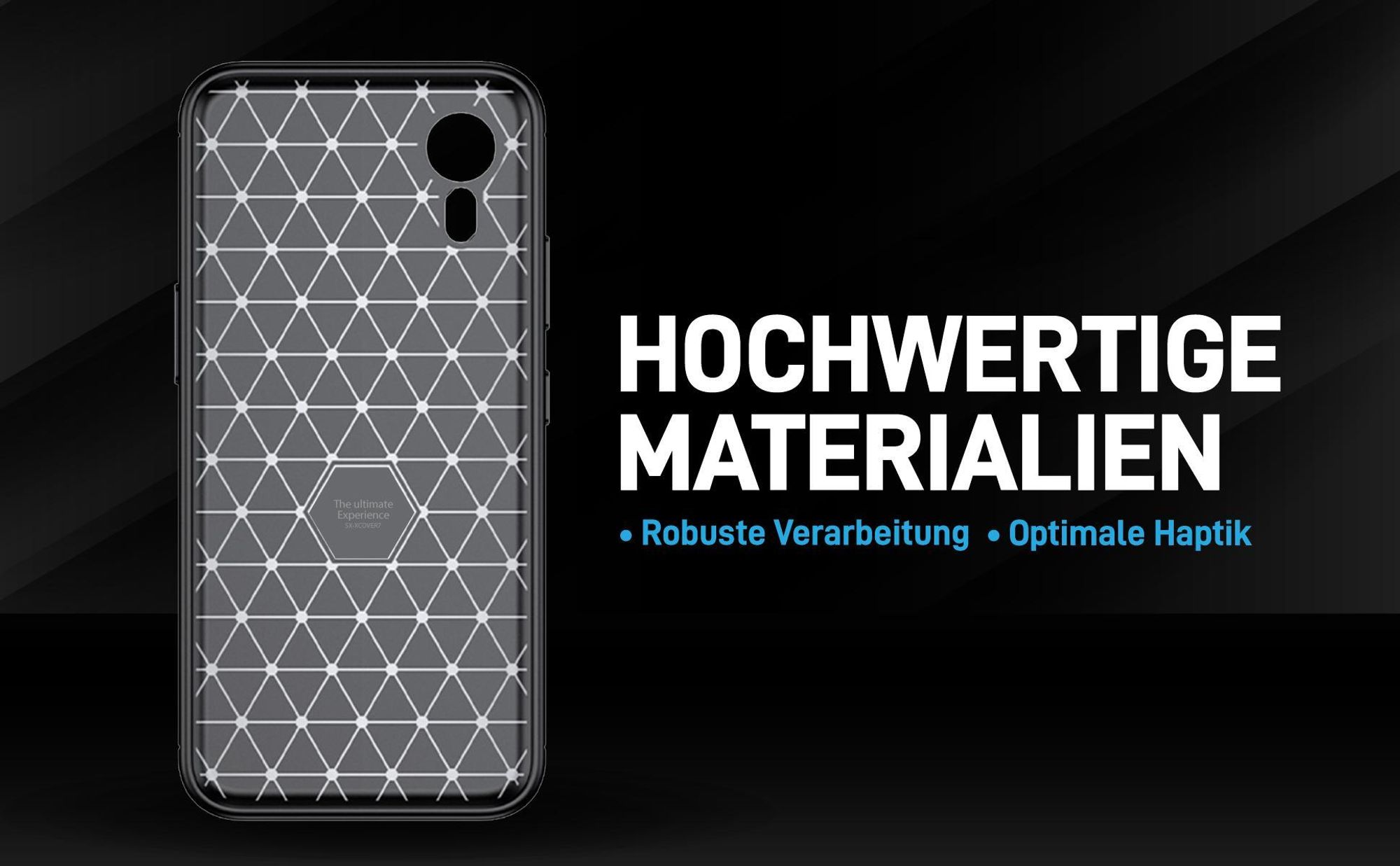 Handyhülle für das Samsung Galaxy Xcover7 im Carbon Look