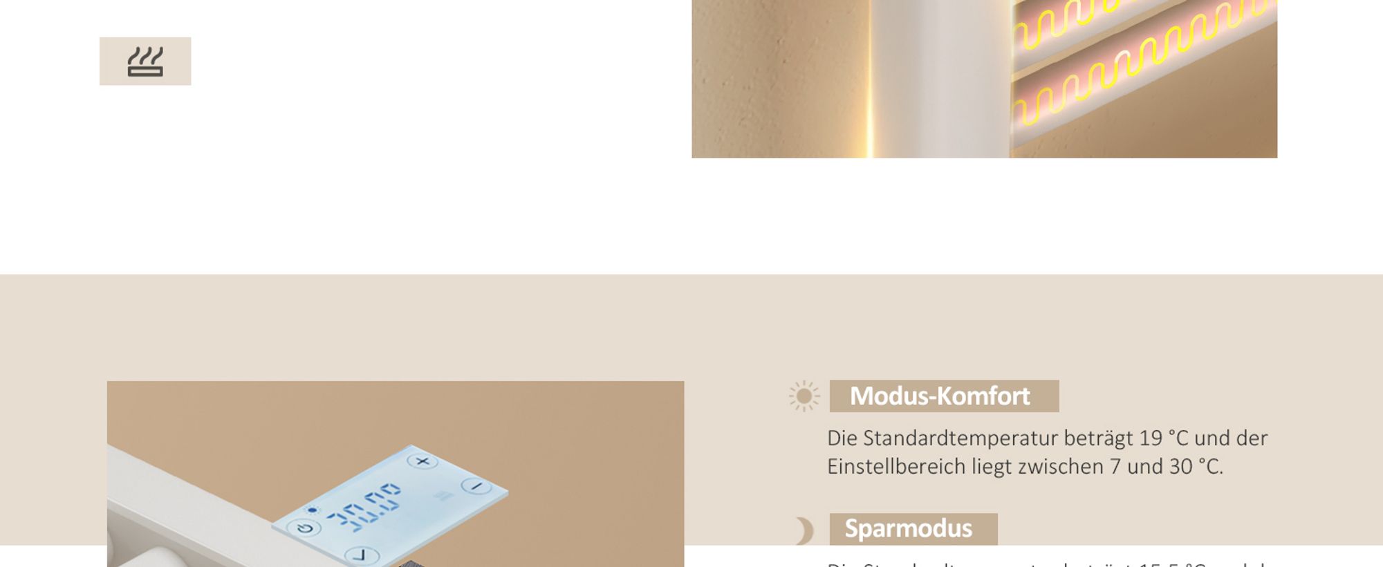 EMKE Badheizkörper Elektrisch Schwarz Handtuchtrockner mit Thermostat 960 x 540mm Heizkörper mit Timing und Digital Display 500 Watt Handtuchhalter ohne Heizstab