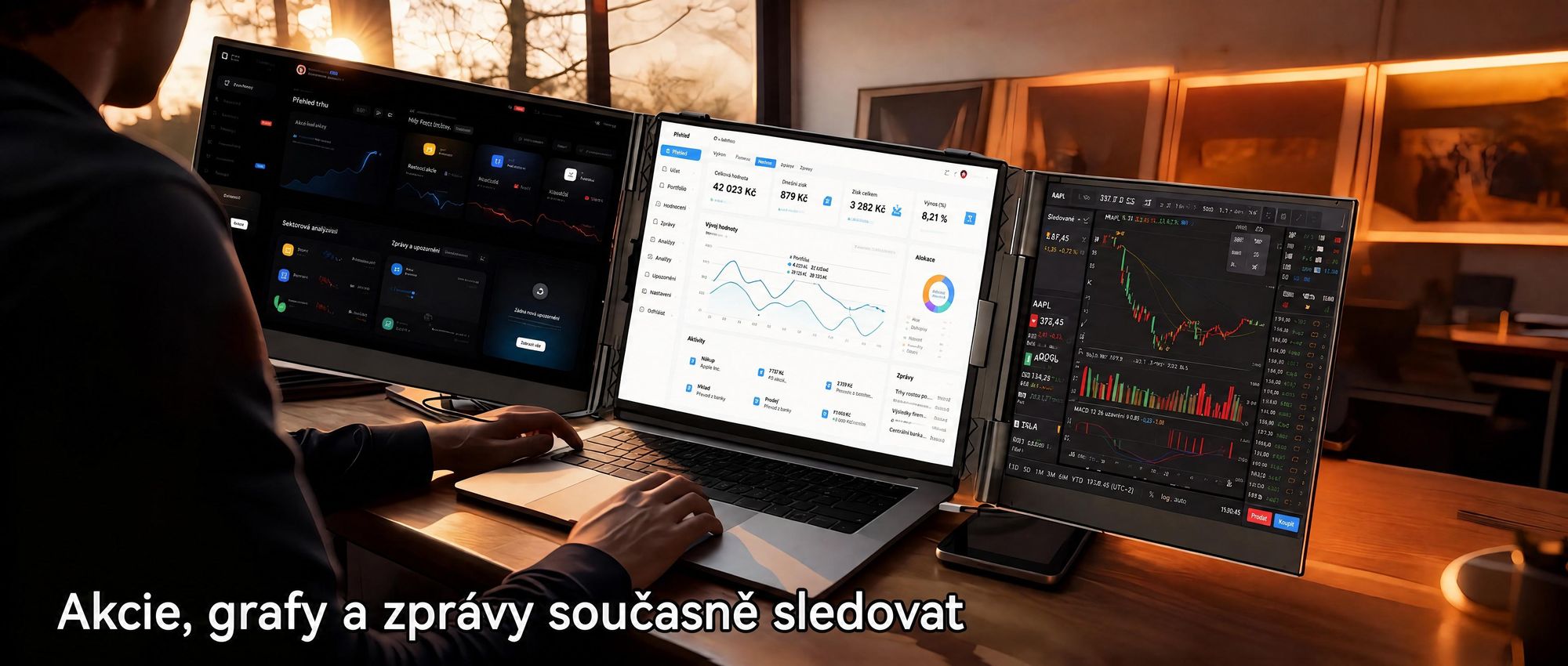 Blackview přenosný monitor DCM6 14", monitor pro notebooky s dvěma obrazovkami, ultratenký, FHD, pro notebooky 13,3"–17,3", otočný o 180°, pro Windows/Mac/Android