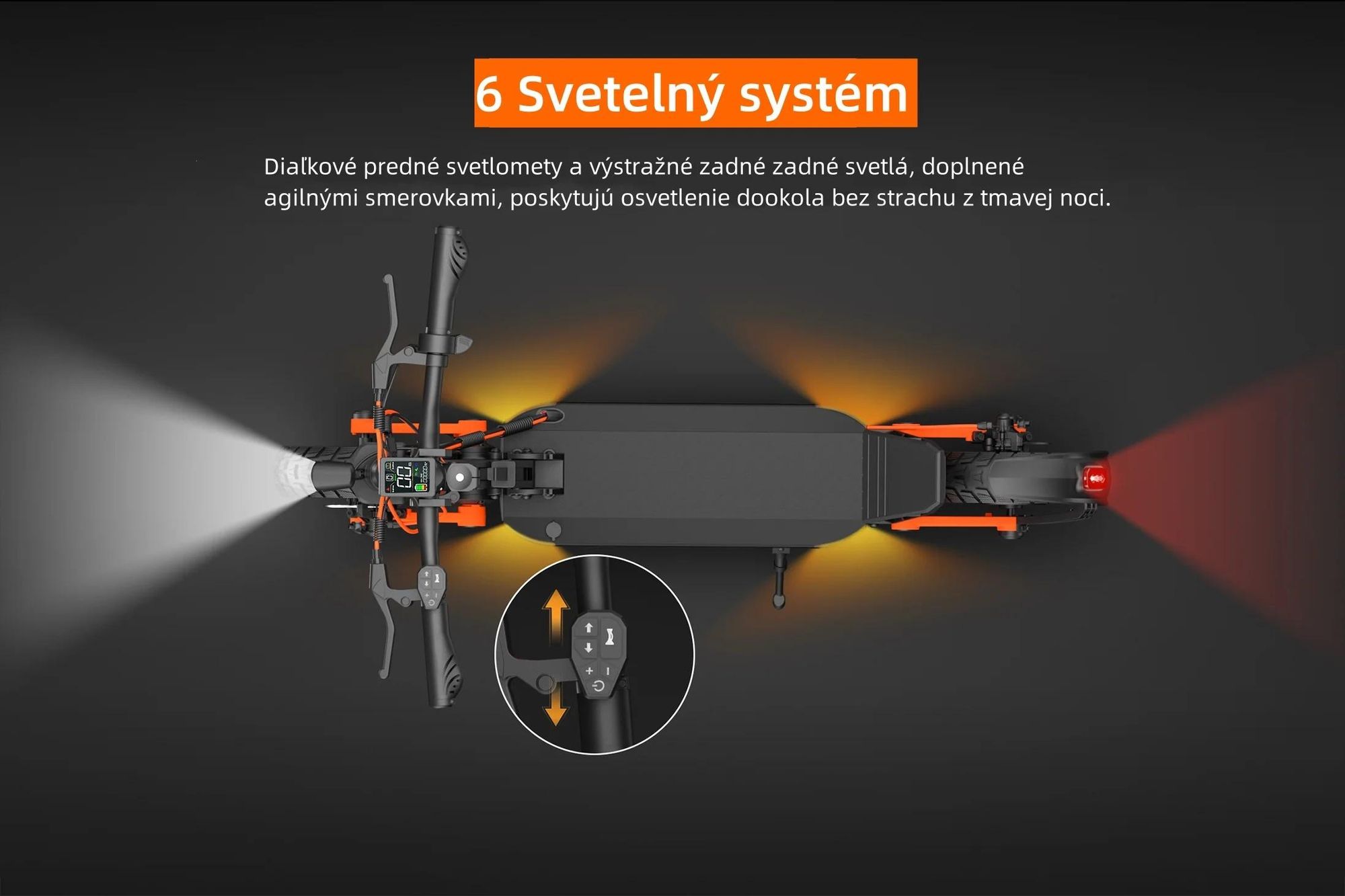 Elektrická Kolobežka JOYOR S8 - 600W Motor 48V26AH Batéria 10-palcové Pneumatiky Kotúčová Brzda - Čierna