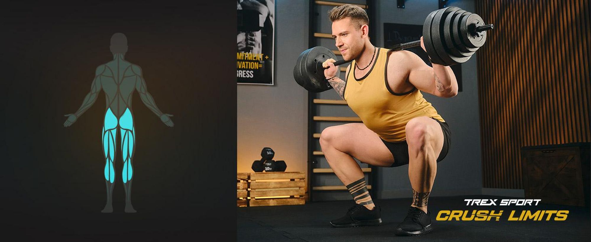 TREX SPORT Hantelscheiben Set 20kg (2x10kg) TX-020DS | Kunststoff Gewichtsscheiben Ø27mm | Fitness Scheiben, Gewichte für Hantel, Hantelgewichte